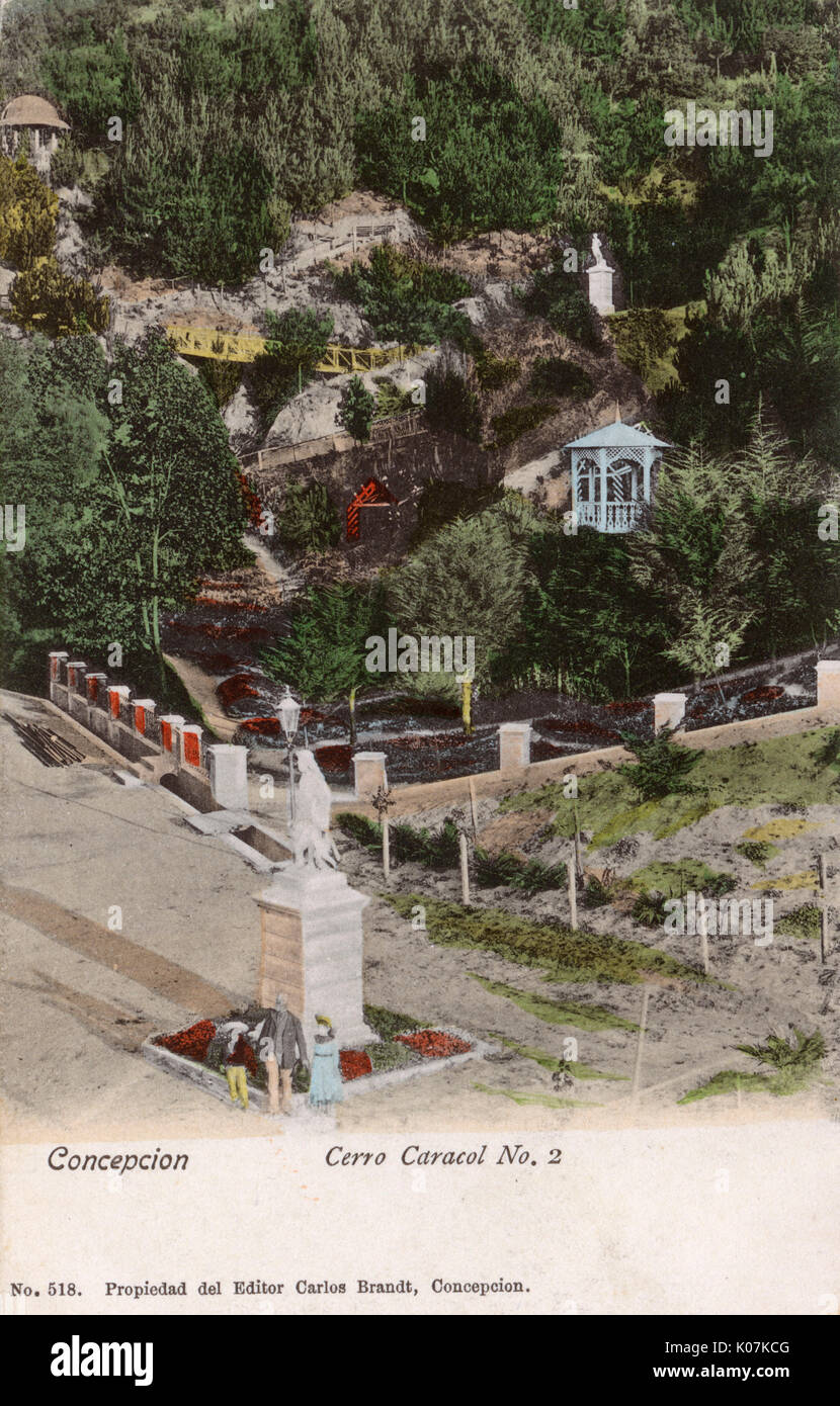 Cerro Caracol, Concepcion, Chili, Amérique du Sud Banque D'Images