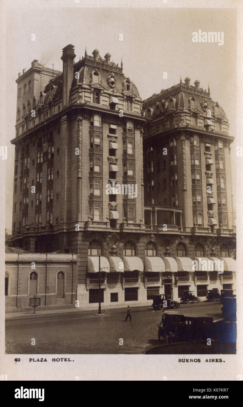 Plaza Hotel, Buenos Aires, Argentine, Amérique du Sud Banque D'Images