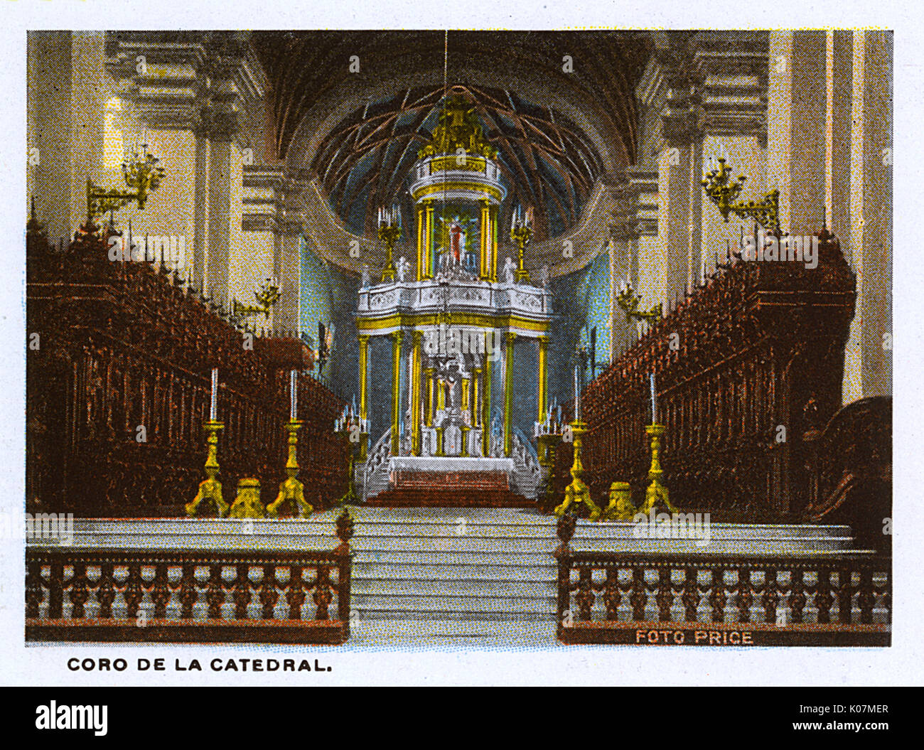 Lima - Pérou - le Chœur de la Cathédrale Banque D'Images