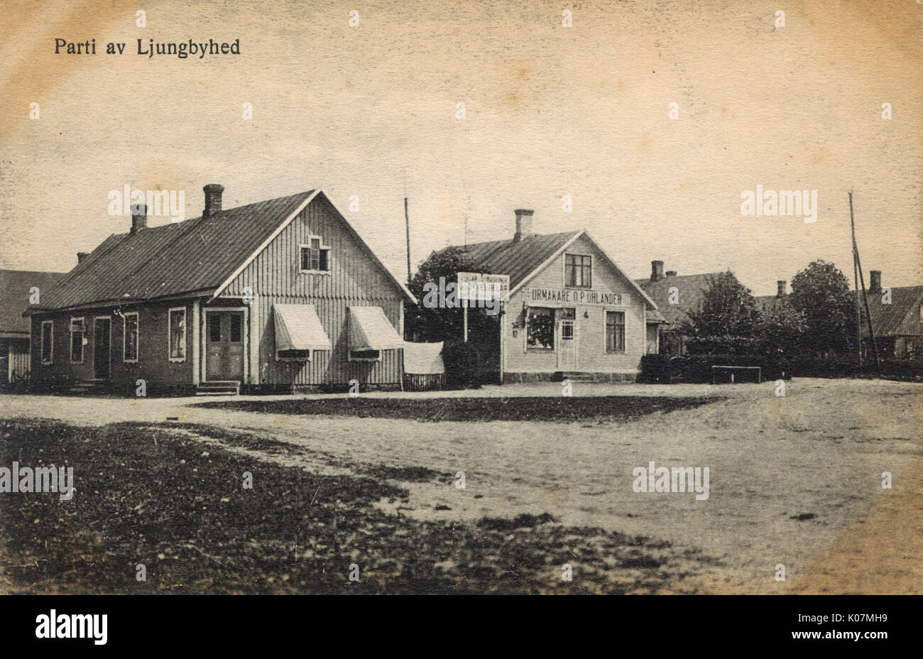 Ljungbyhed, Suède - Municipalité de Klippan, Comté de Skane Banque D'Images