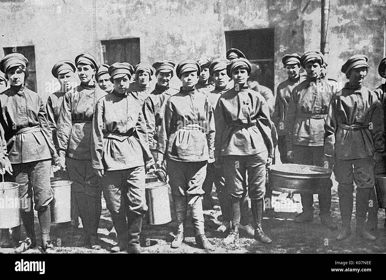 Bataillon des femmes de la mort, Russie, WW1 Banque D'Images
