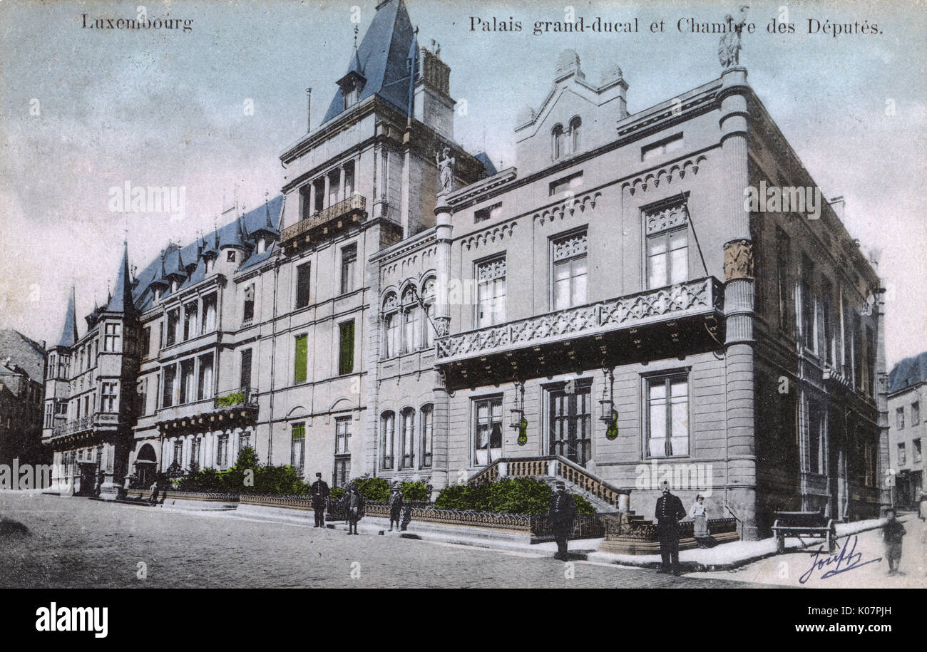 Palais grand-ducal, Luxembourg, Luxembourg Banque D'Images