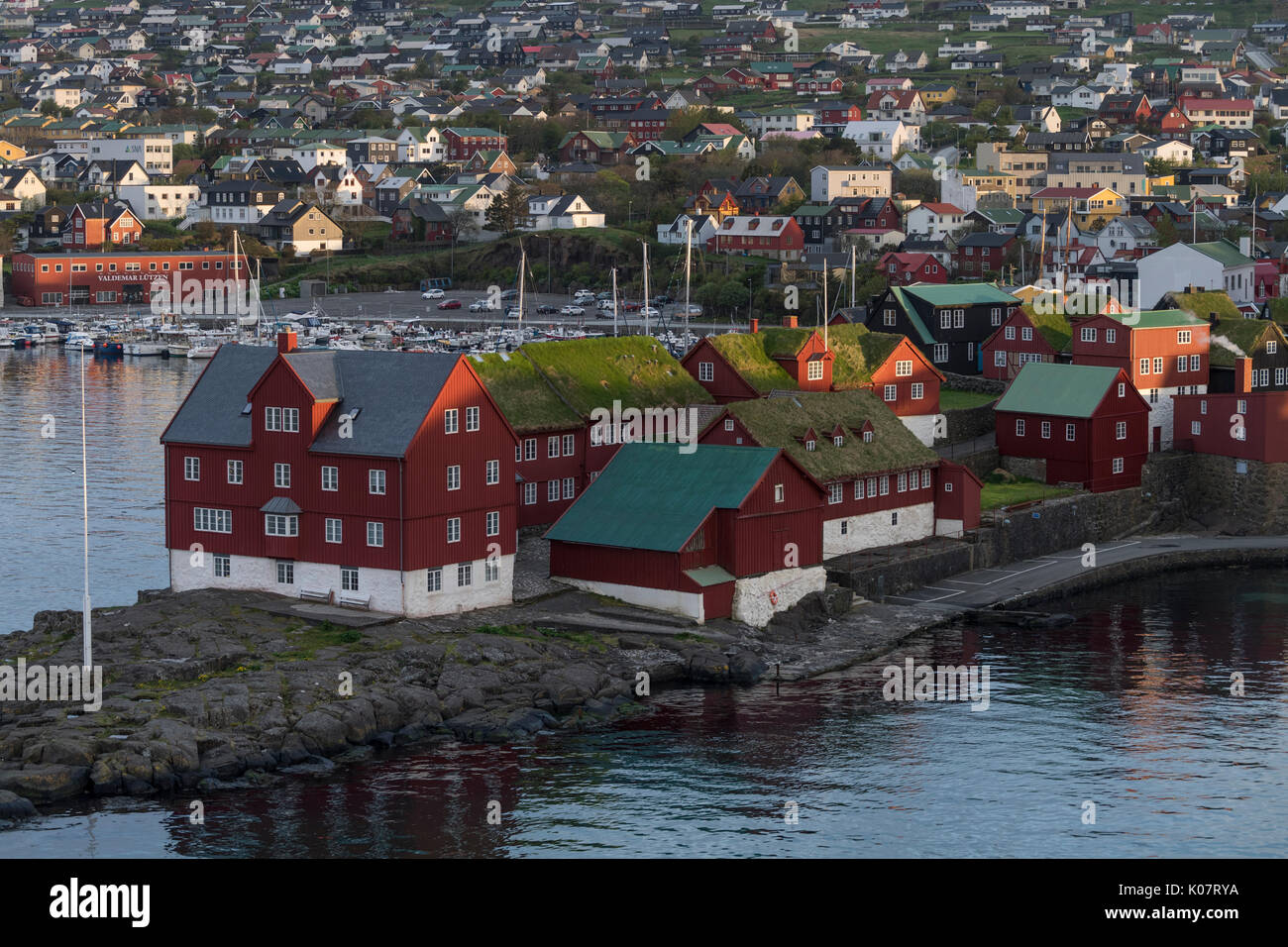 Streymoy, Tórshavn, îles Féroé, Danemark Banque D'Images