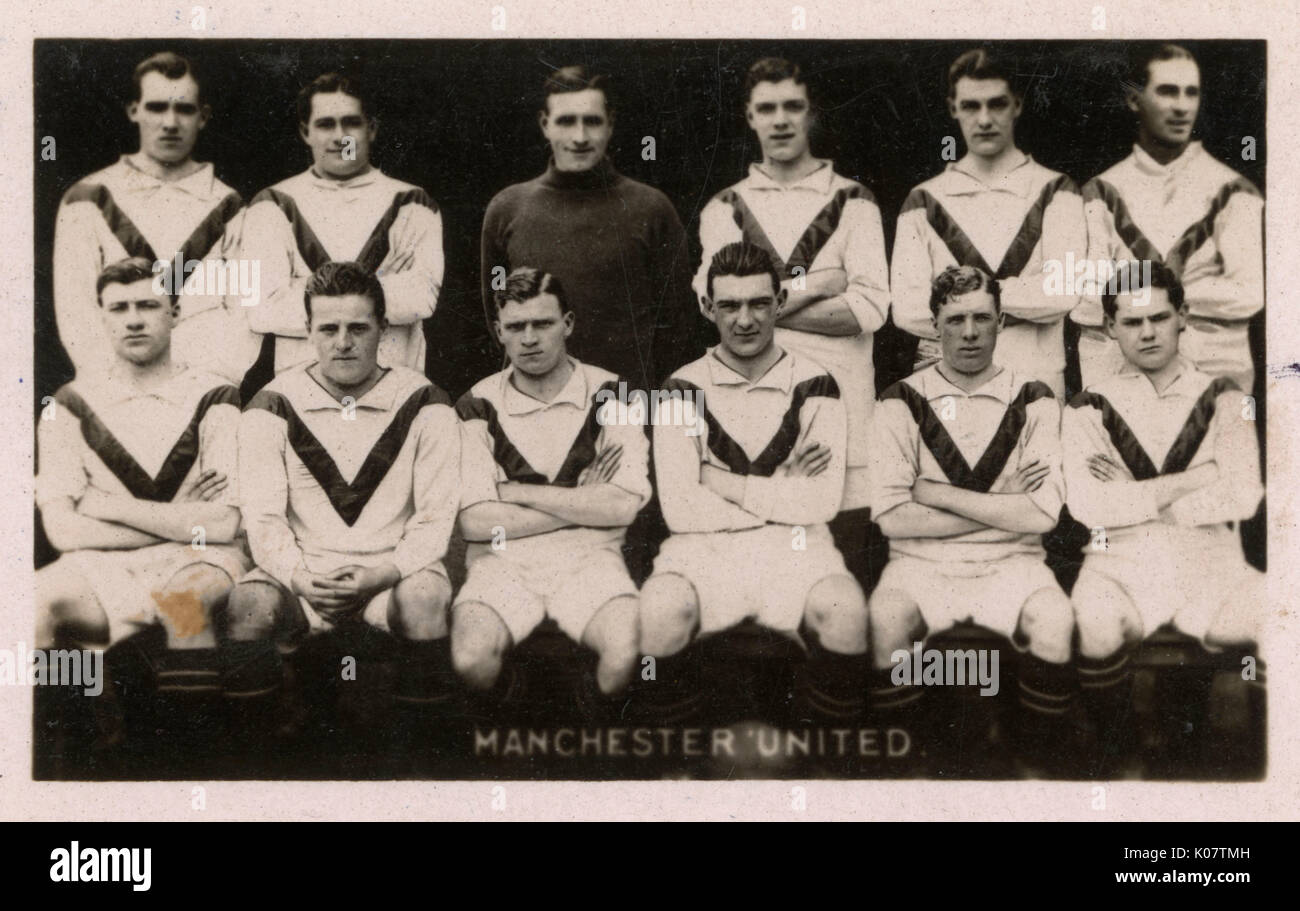 Équipe de football Manchester United FC 1922 Banque D'Images