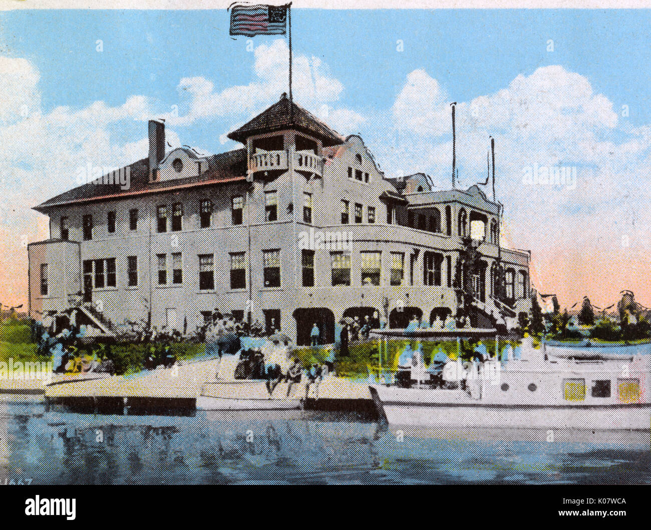 Toledo, Ohio, États-Unis - Yacht Club Banque D'Images