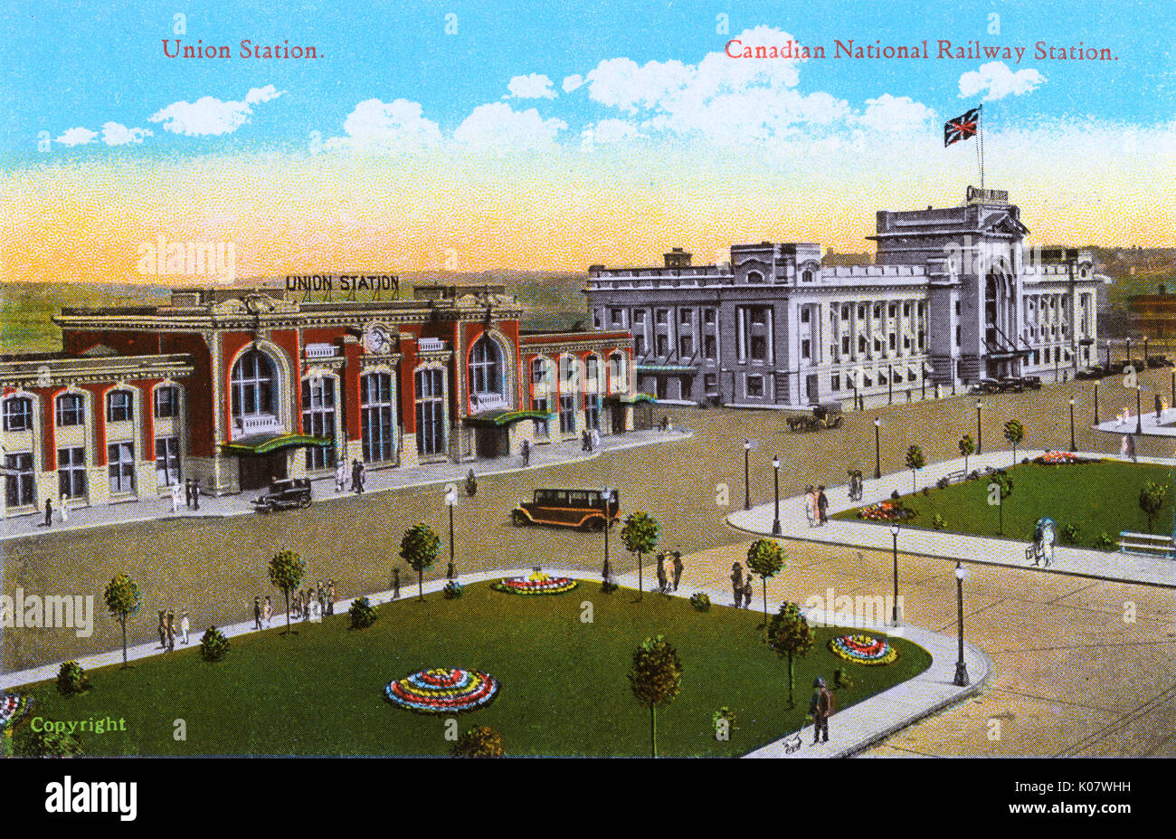 Vancouver, Colombie-Britannique, Canada - Union Station - Canadian National Railway Station Date : 1929 Banque D'Images