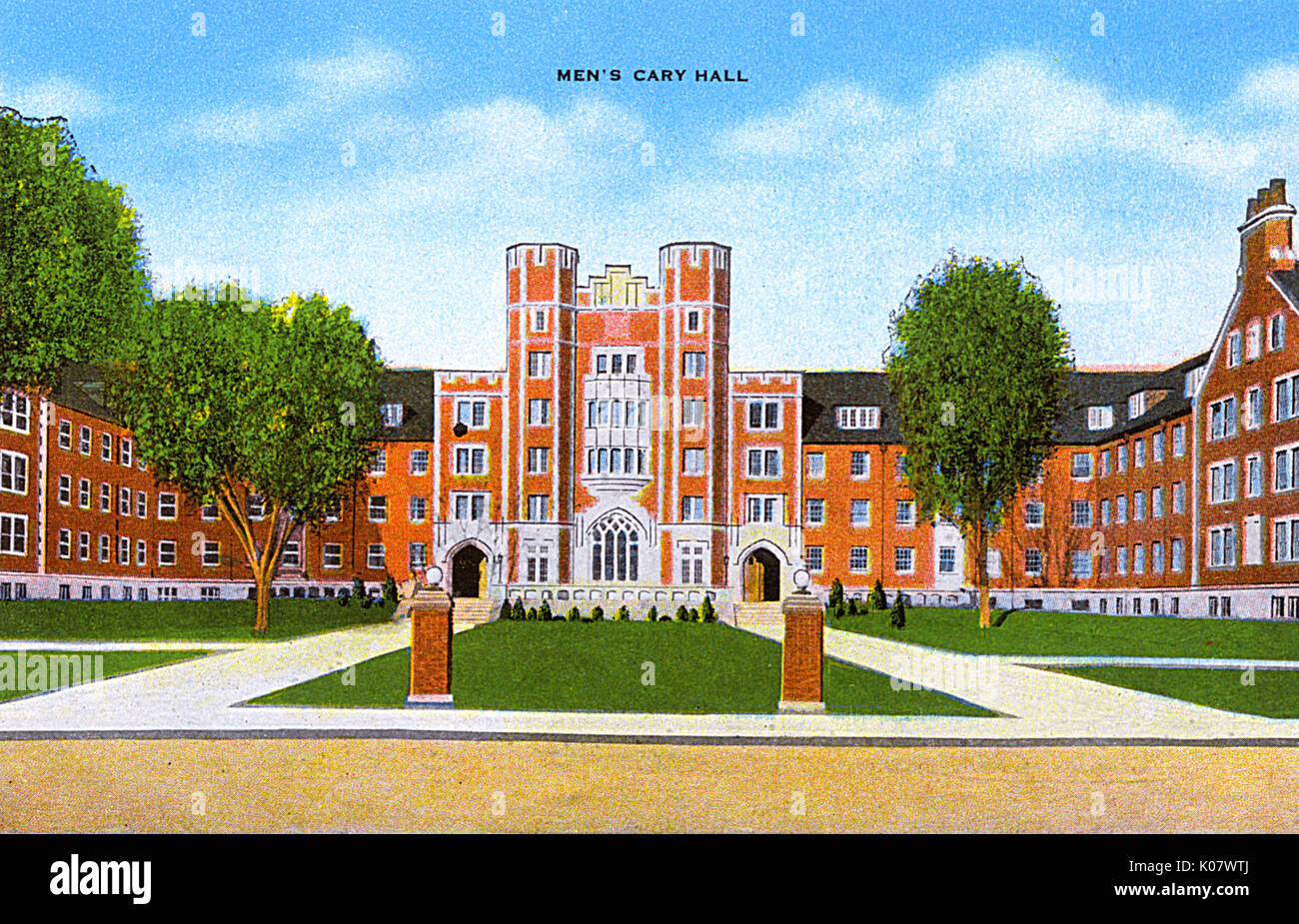 Purdue University, Lafayette, Indiana, États-Unis - Cary Hall pour hommes Banque D'Images