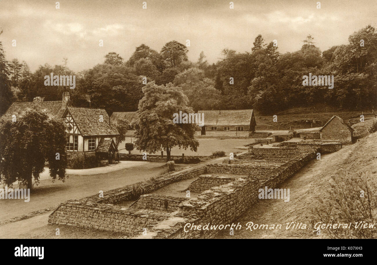 Chedworth Roman Villa, Gloucestershire Banque D'Images