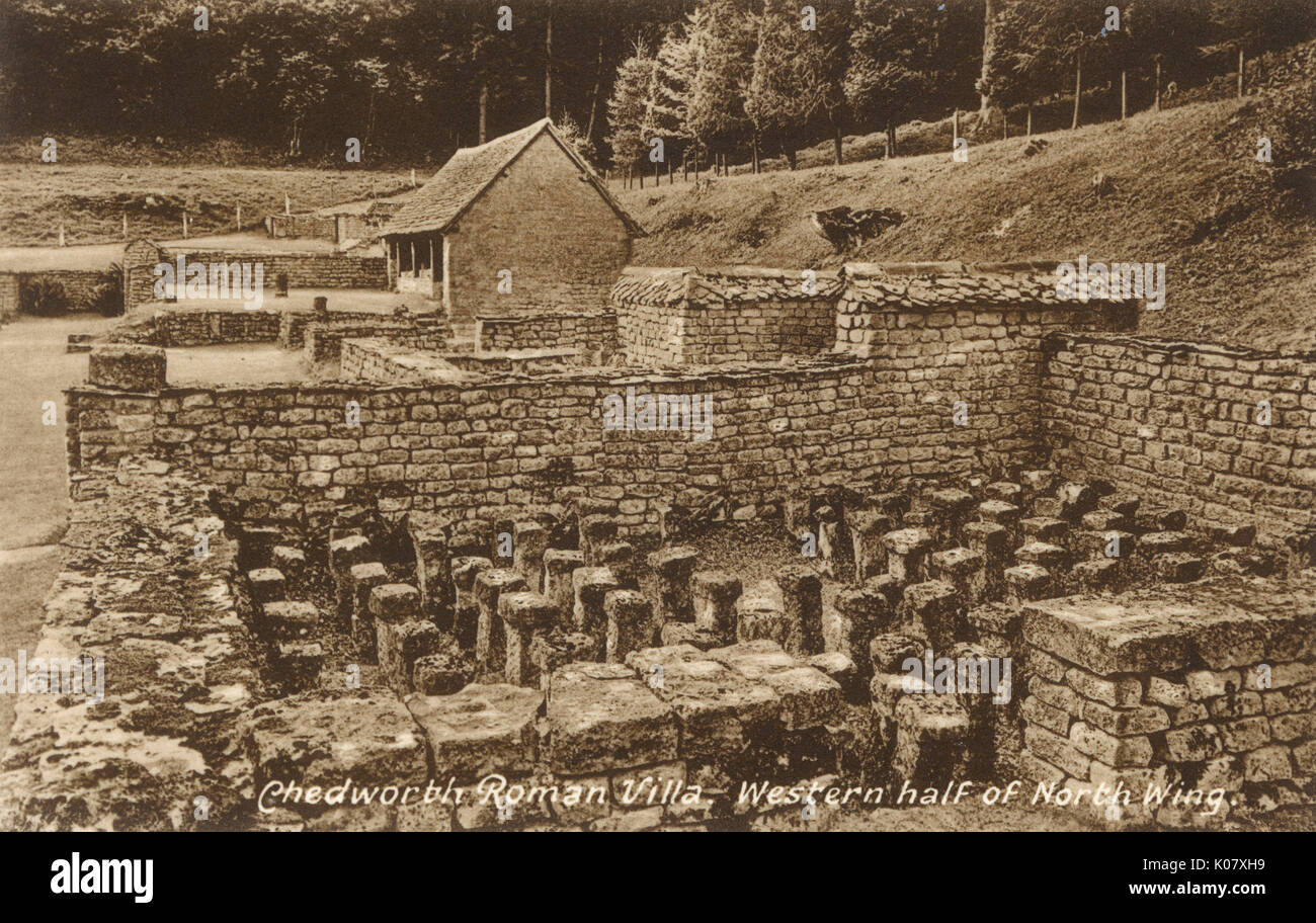 Chedworth Roman Villa, Gloucestershire Banque D'Images