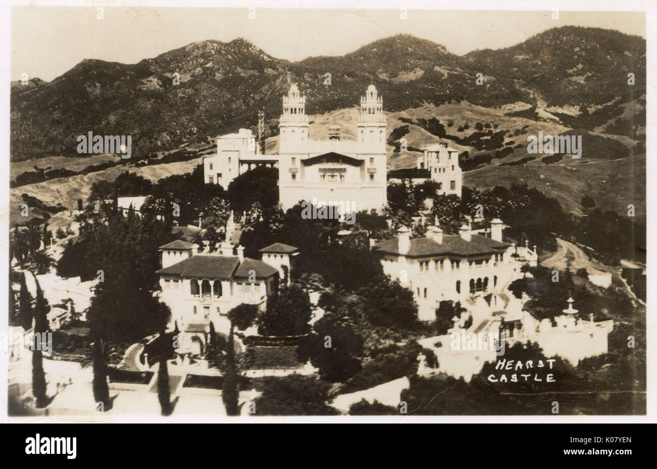 Hearst Castle, San Simeon, San Luis Obispo, Californie, États-Unis Banque D'Images