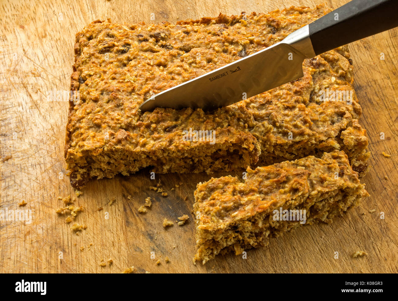 Ce Gateau Est Cuite A La Maison Par Un Petit Casse Croute Sante Photo Stock Alamy