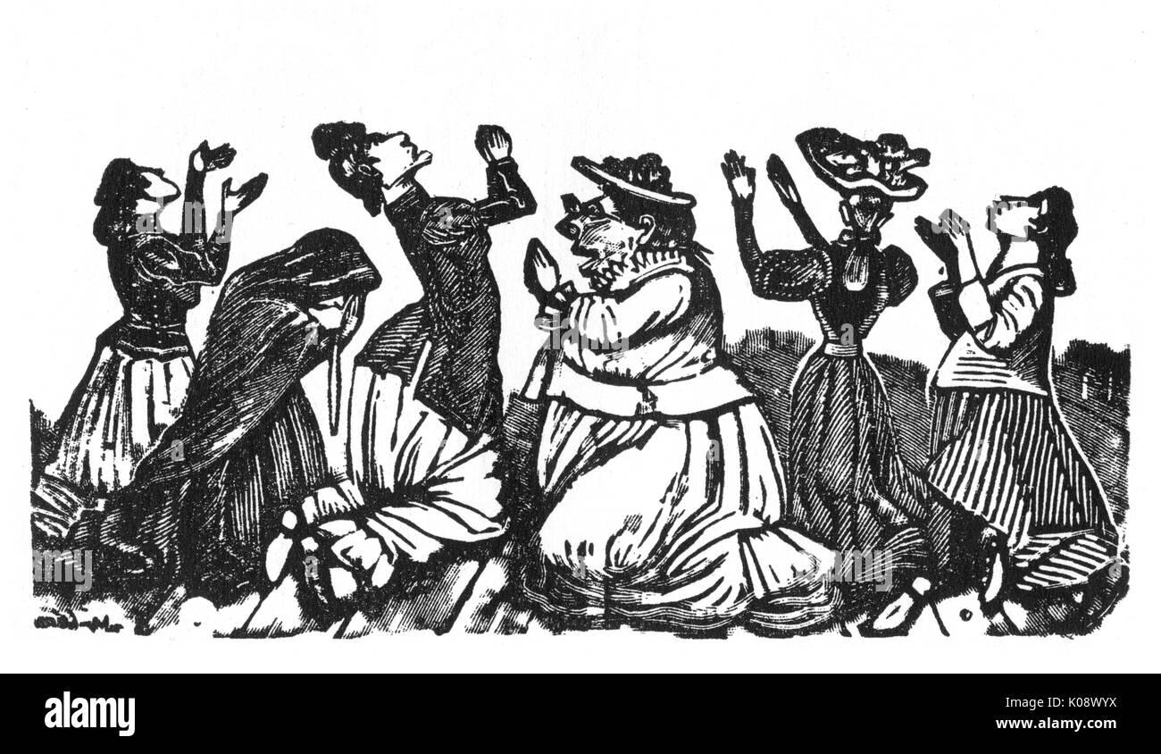 Posada, les supplications d'appel d'offres invoquées par les jeunes dames Banque D'Images