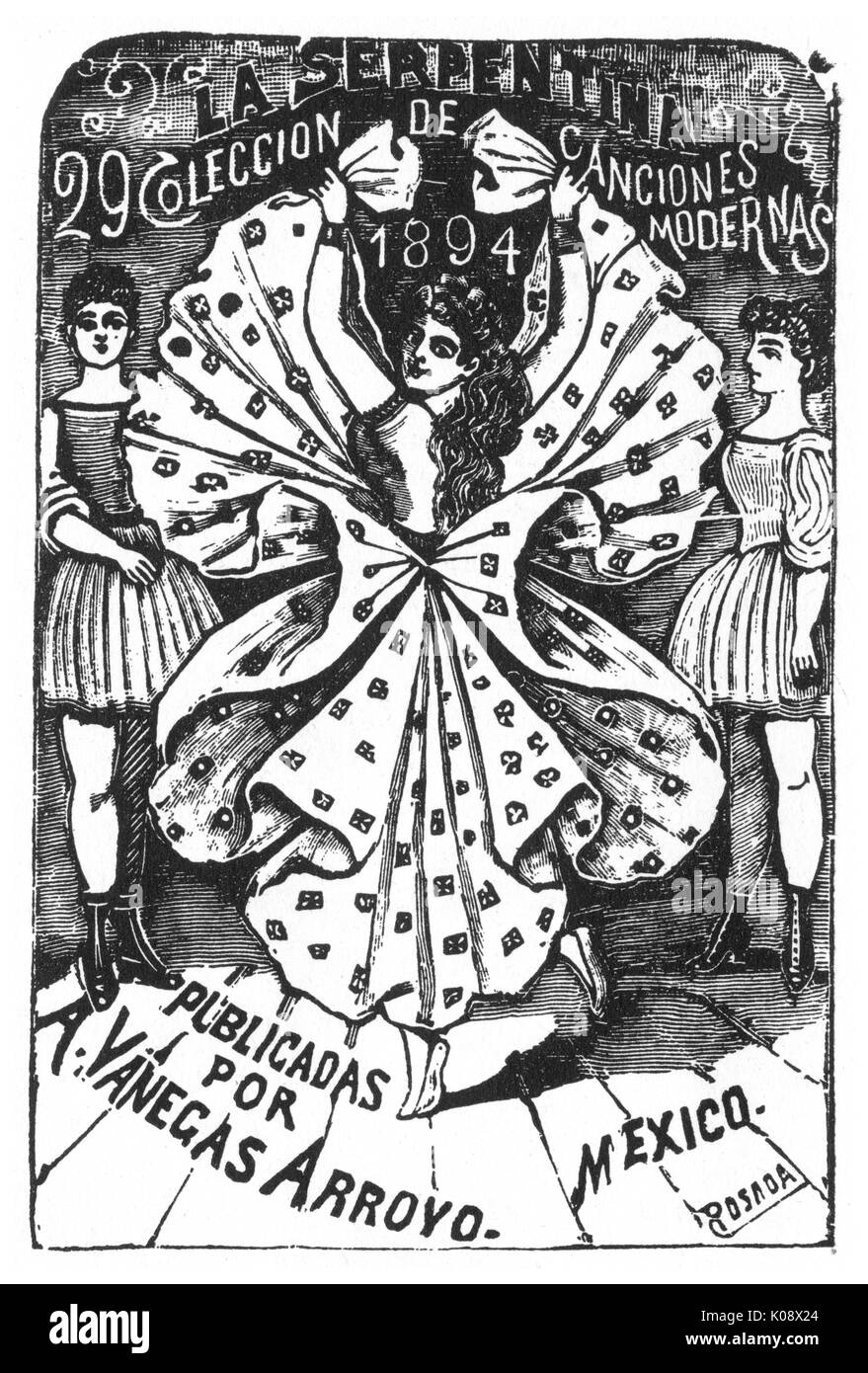 Posada, Music Cover, la serpentina Banque D'Images