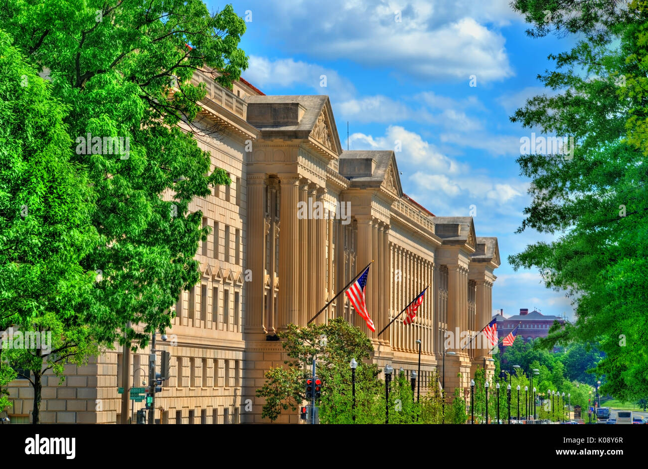 Le département du Commerce des États-Unis à Washington, D.C. Banque D'Images