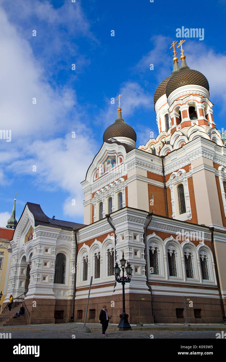 La cathédrale Alexandre Nevsky à Tallinn Banque D'Images
