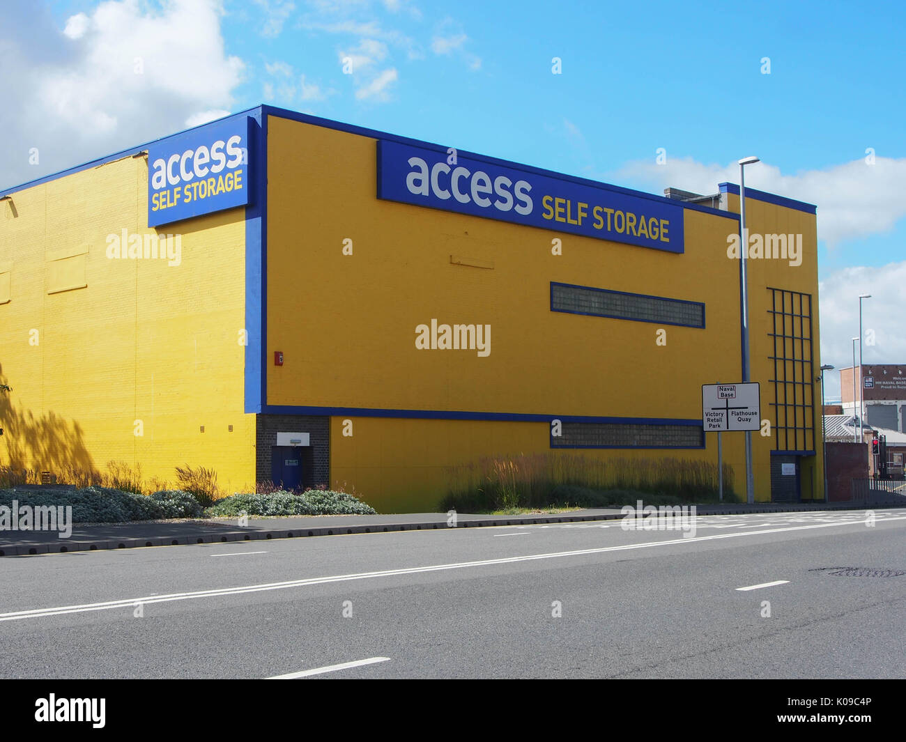 Une unité de stockage de l'accès Banque D'Images
