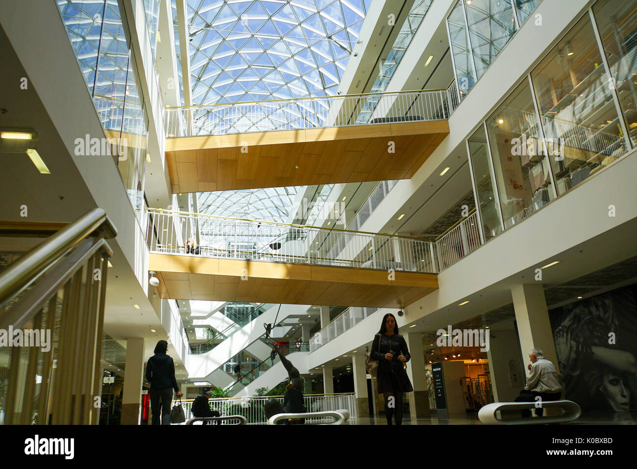 La Lituanie, Vilnius, la Gedimino 9 shopping mall, Gedimino 9 prospekta Banque D'Images