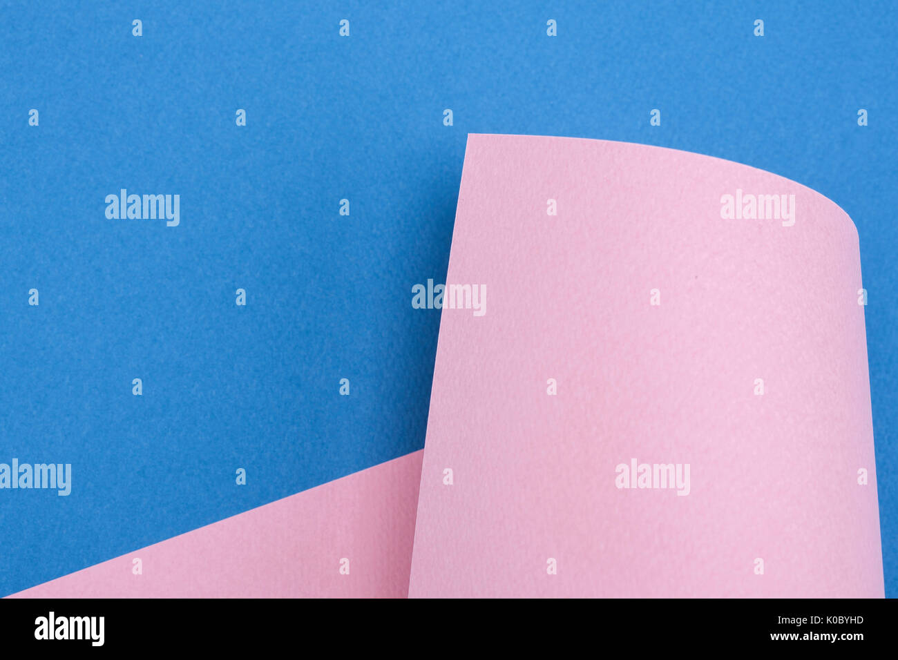 Arrière-plan de l'espace avec copie papier plié Banque D'Images