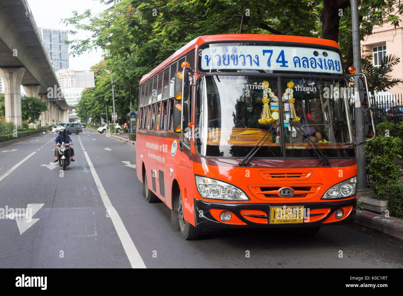 Bus, Bangkok, Thaïlande Banque D'Images