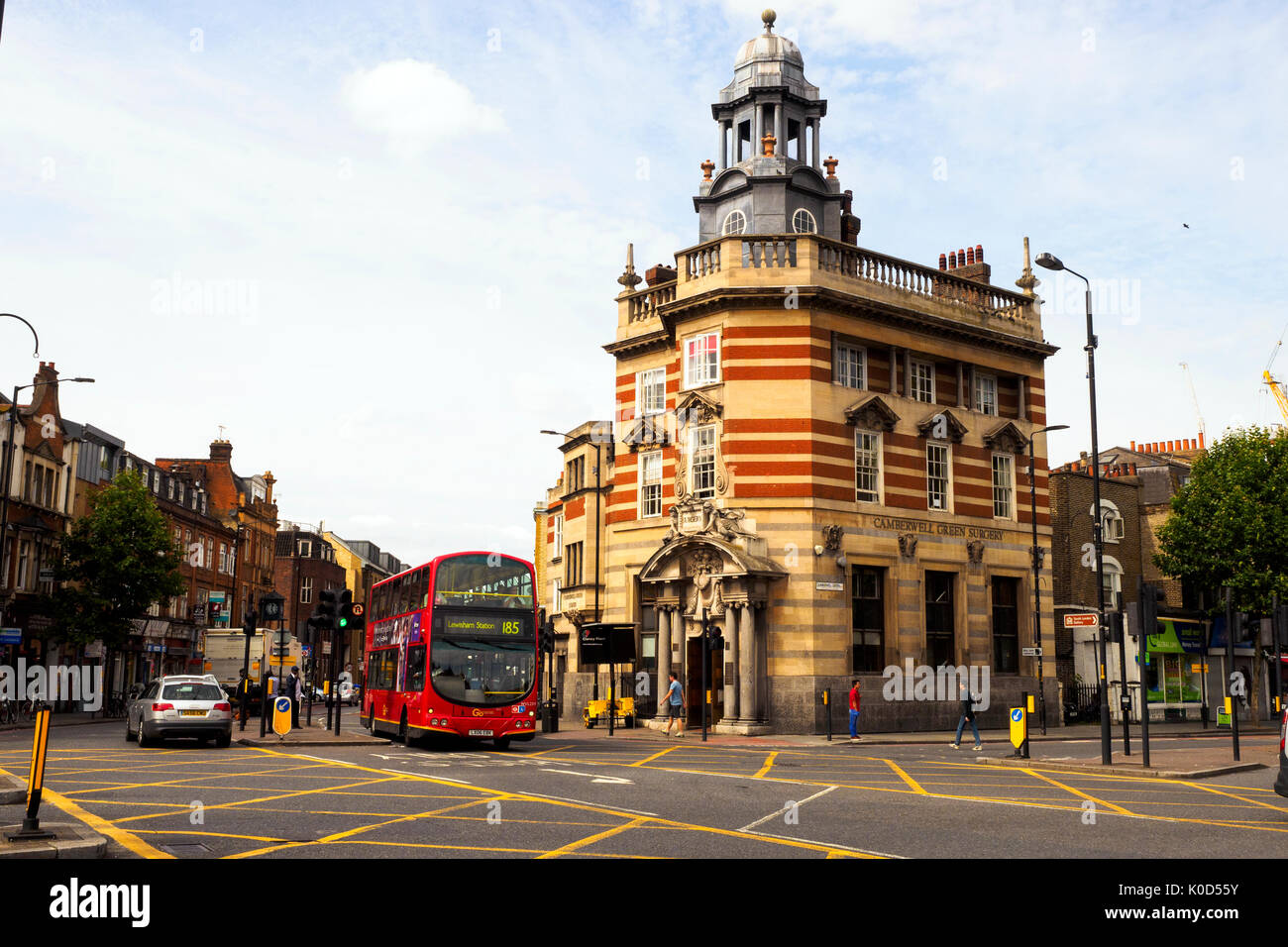 La chirurgie en bâtiment vert Camberwell road - Londres, Angleterre Banque D'Images