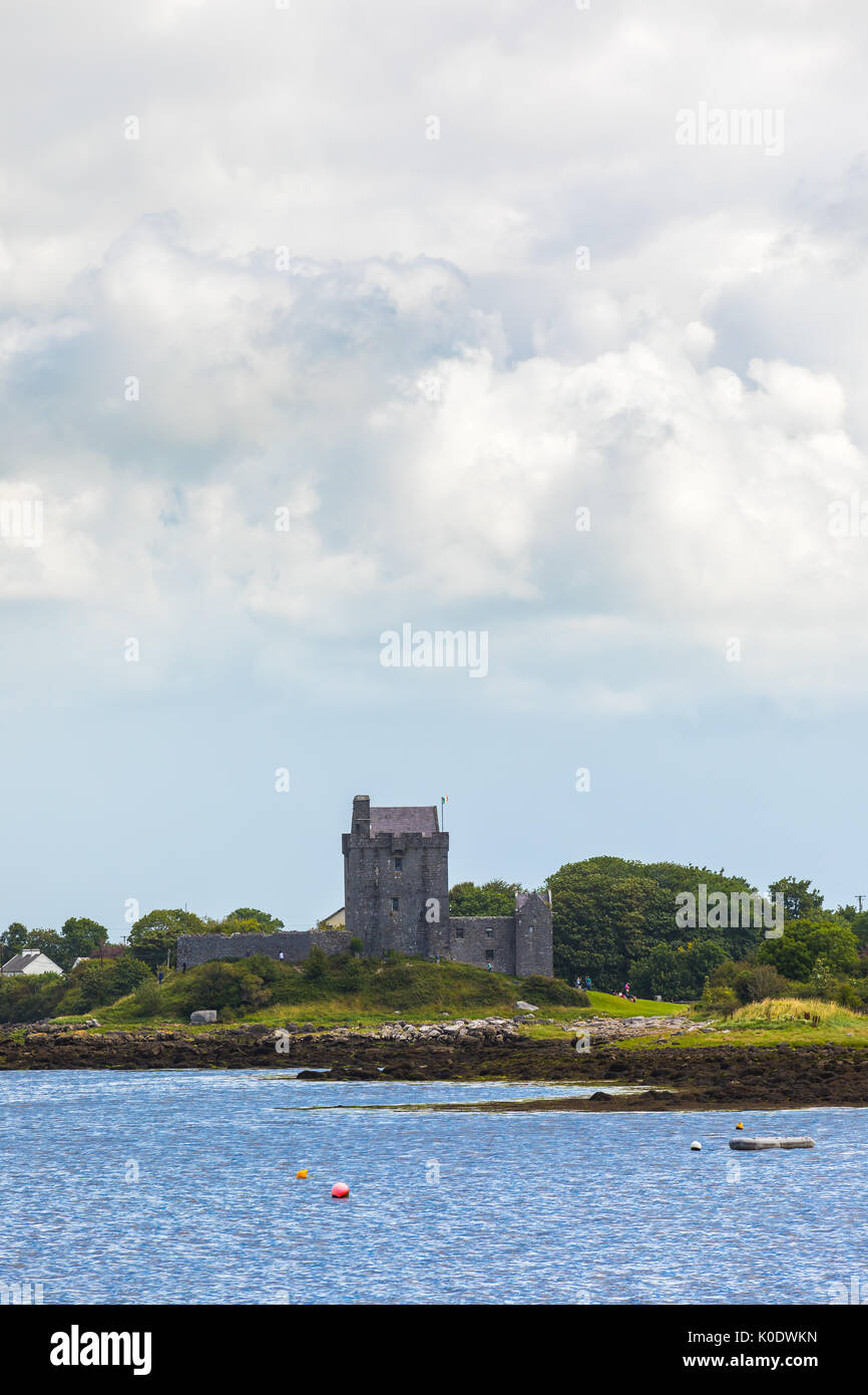 Dunguaire Castle est un 16e siècle Tower House sur la côte sud-est de la baie de Galway dans le comté de Galway, Irlande, près de Kinvara (également orthographié Kinvarra) Banque D'Images