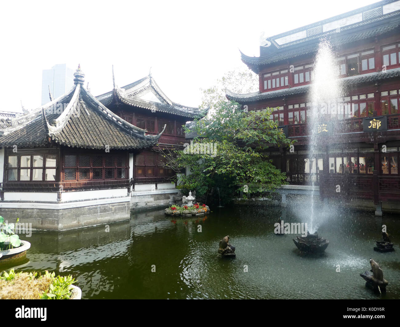 Yuyuan de Shanghai, vieille ville, Chine, Asie Banque D'Images