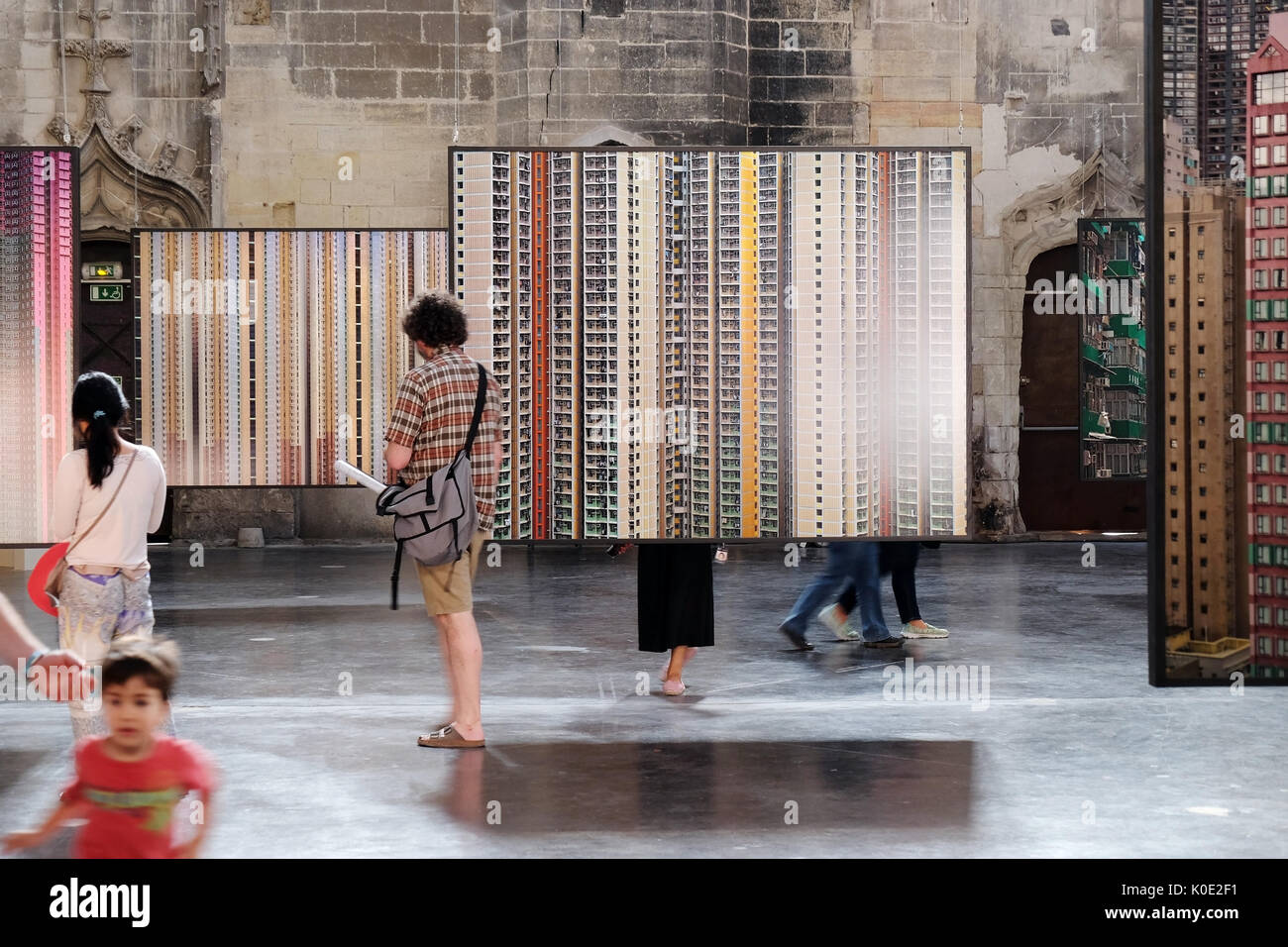 Des rencontres d'Arles 2017. Festival de la photographie à Arles, au sud de la France Banque D'Images