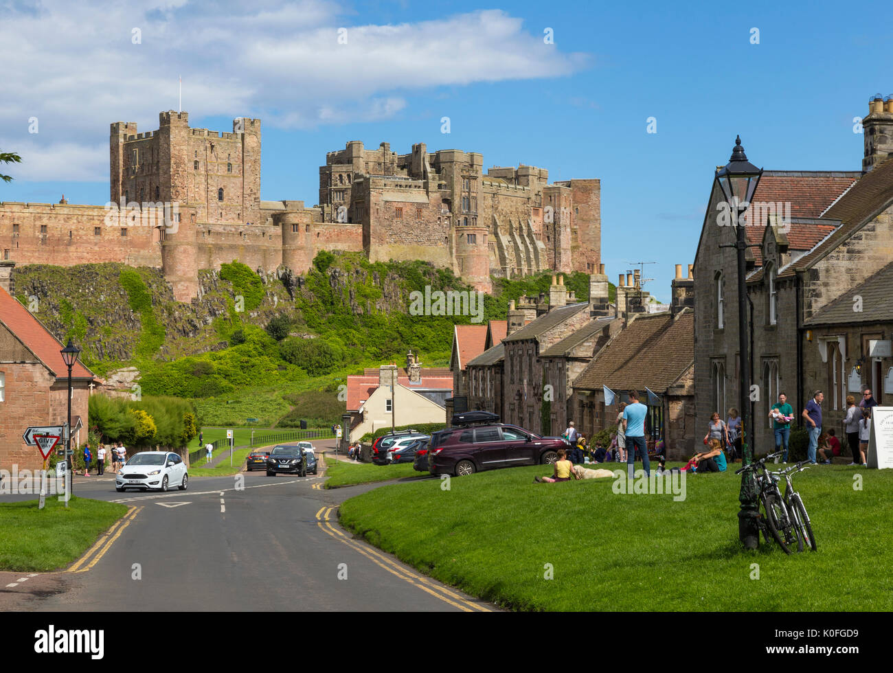 Château de Bamburgh Banque D'Images