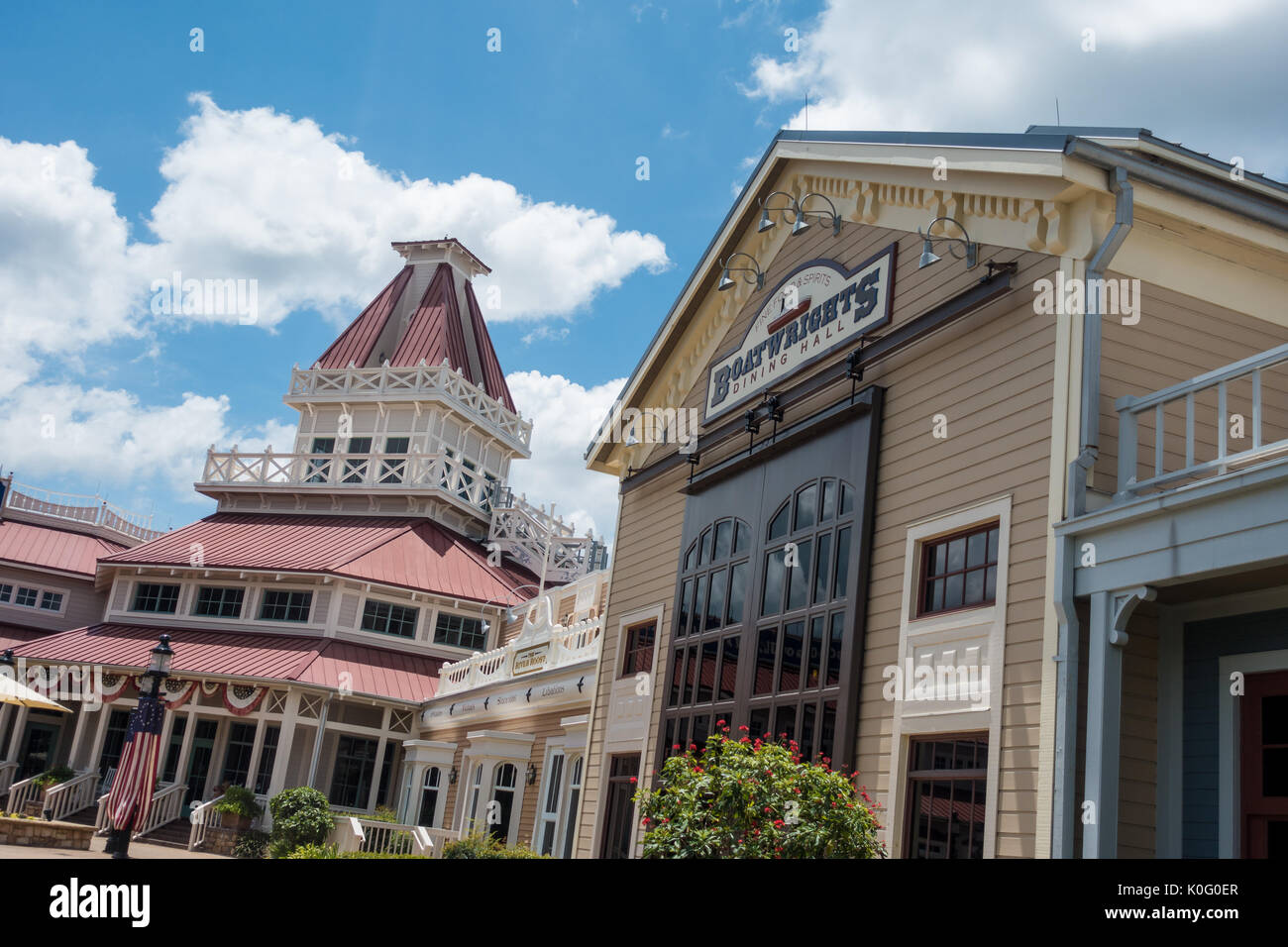 Port Orleans Riverside dans Walt Disney World, Orlando, Floride Banque D'Images