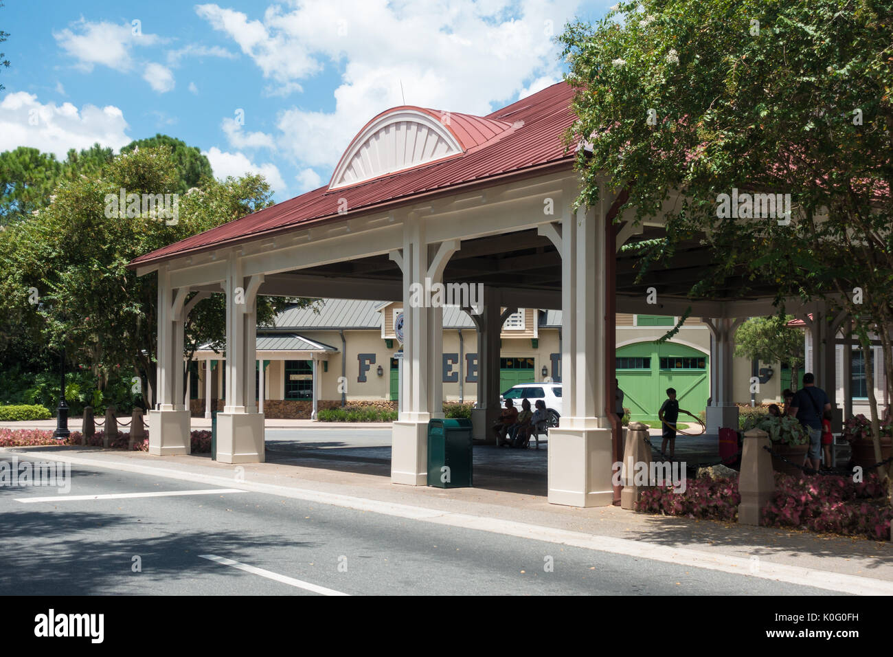 Port Orleans Riverside dans Walt Disney World, Orlando, Floride Banque D'Images