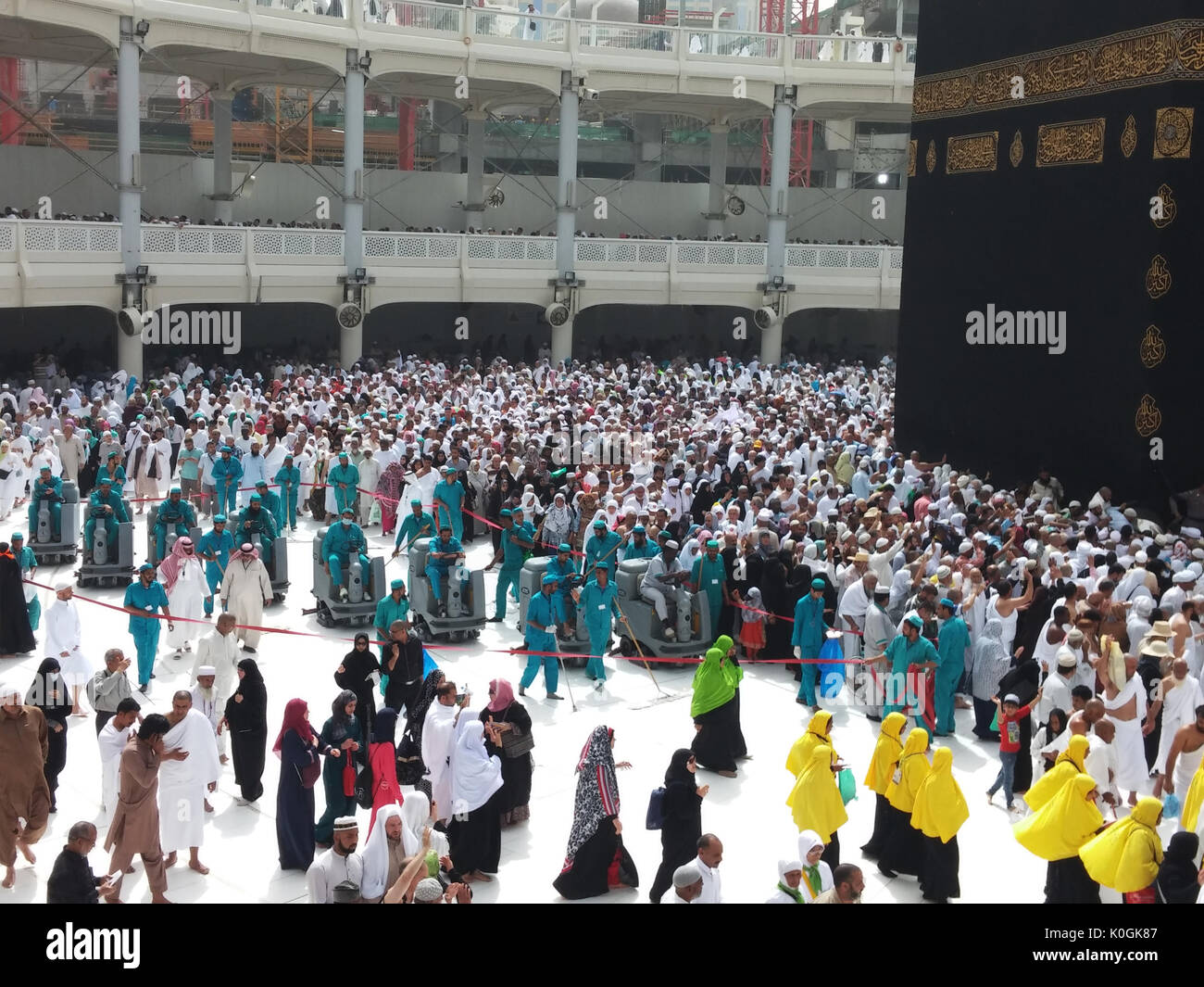 Un coup de holly kaaba à La Mecque, Arabie saoudite Banque D'Images
