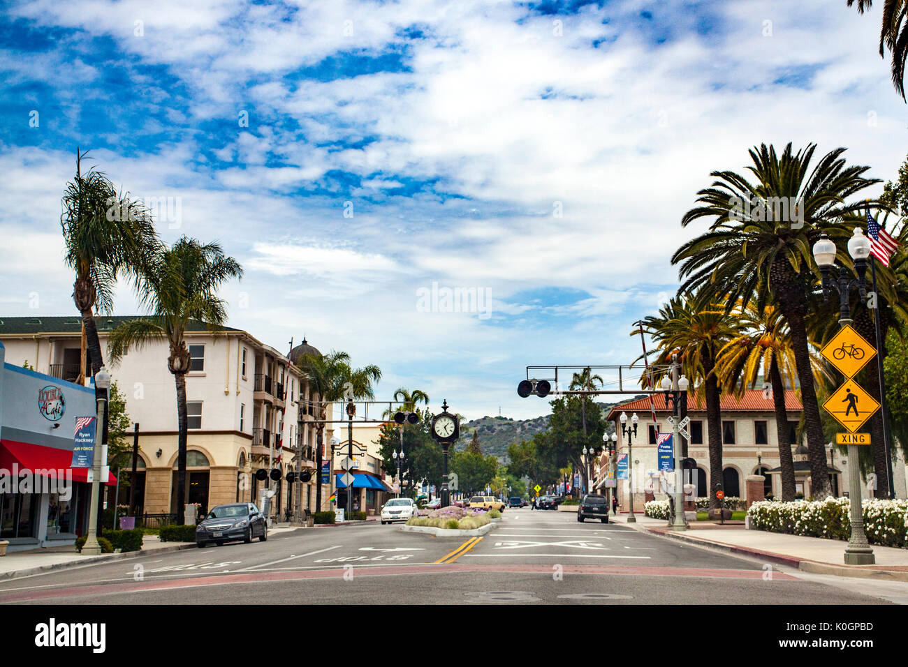 Trains panoramiques de la californie Banque de photographies et d