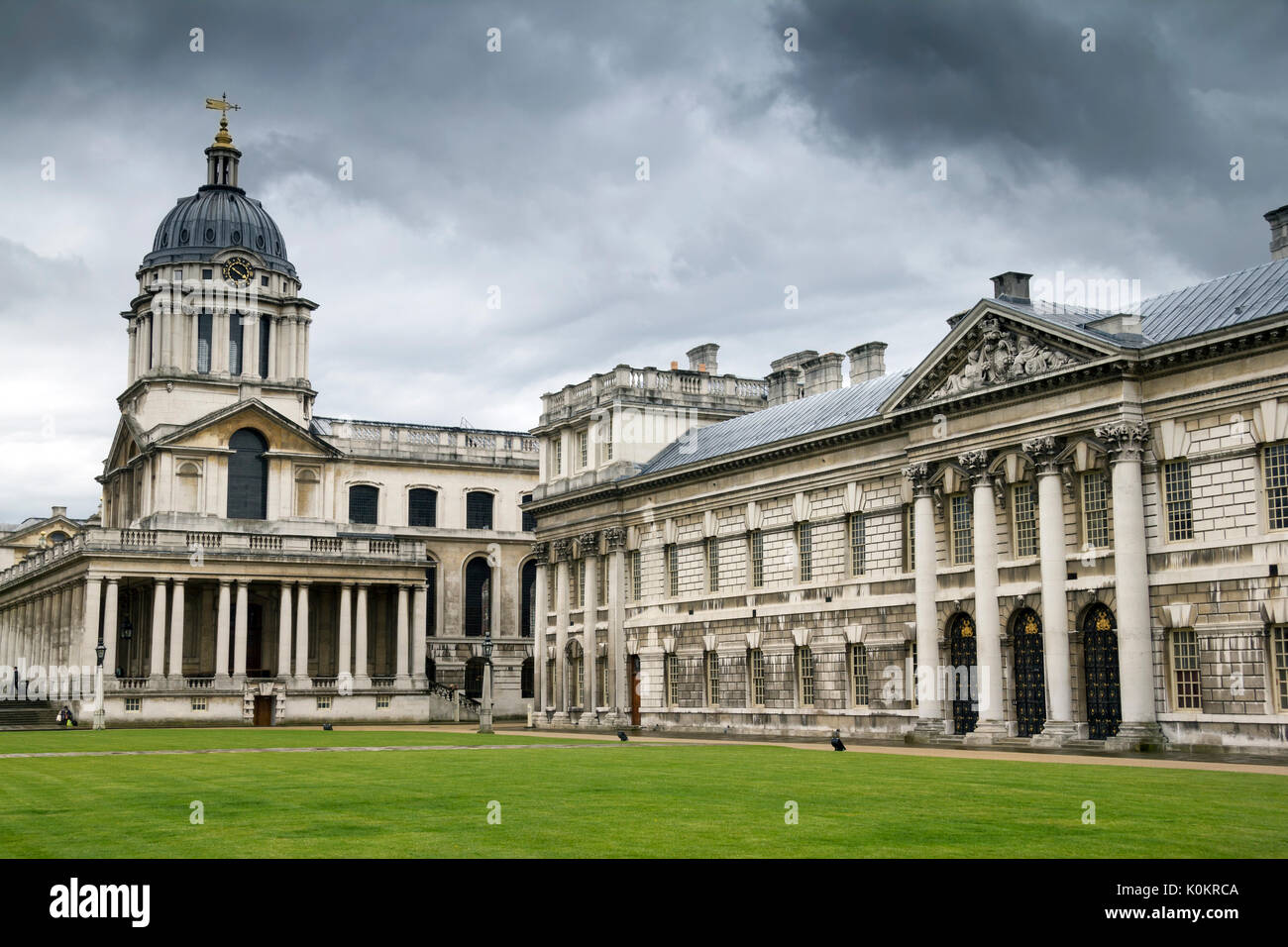 Royal Naval College Greenwich Banque D'Images