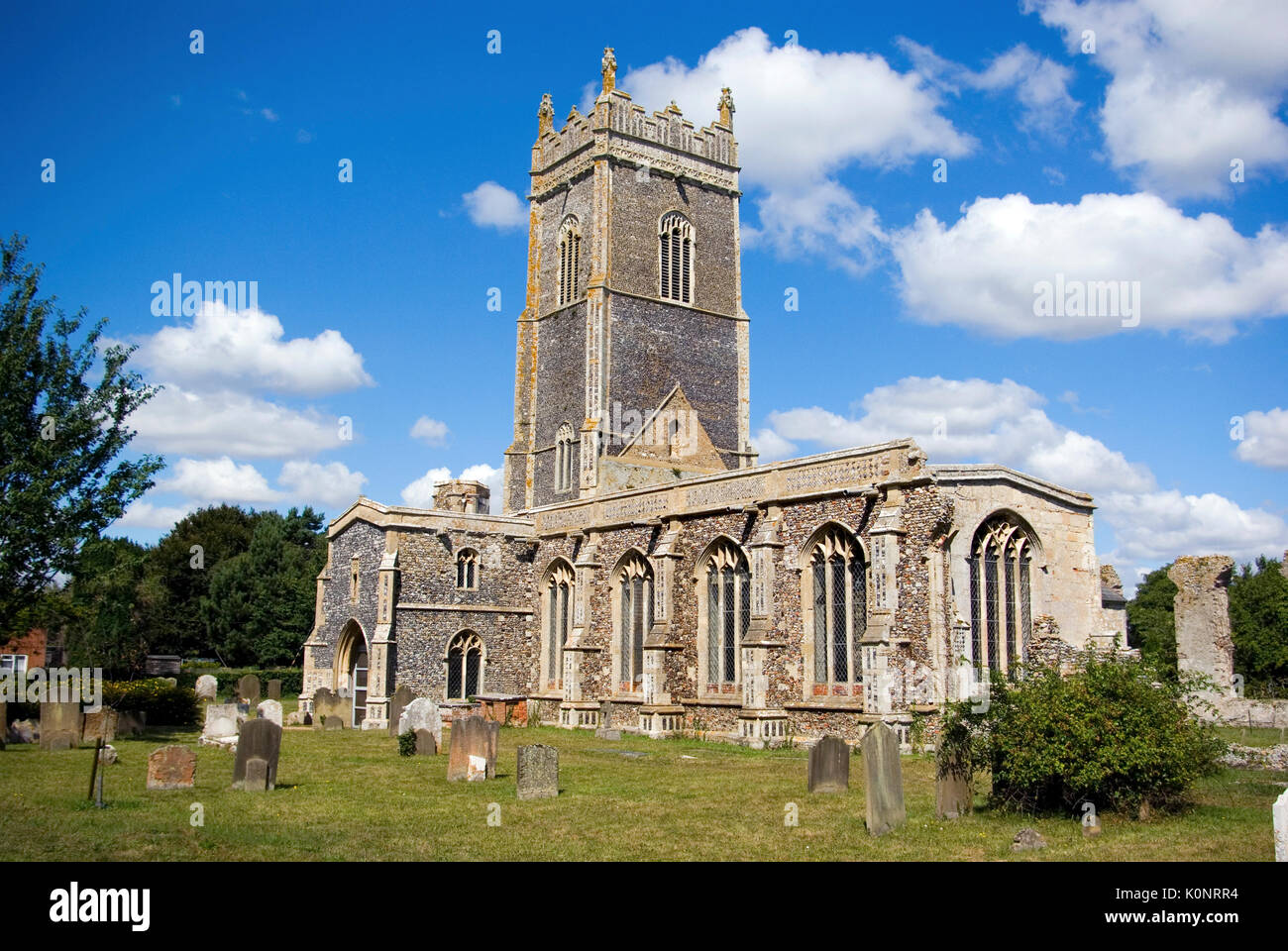 St Andrew's Church Walberswick Banque D'Images