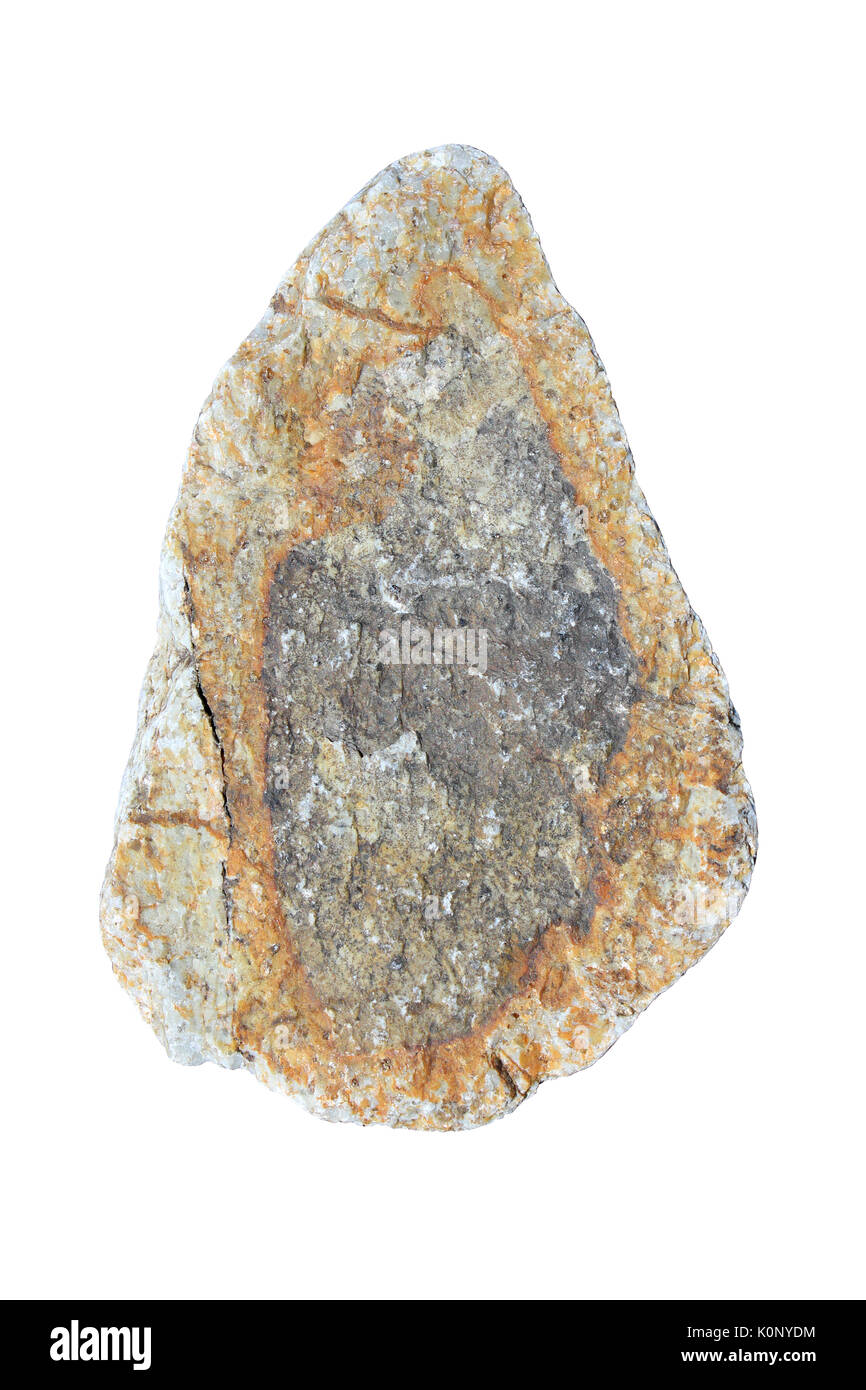 Rock avec coloration Fer Banque D'Images