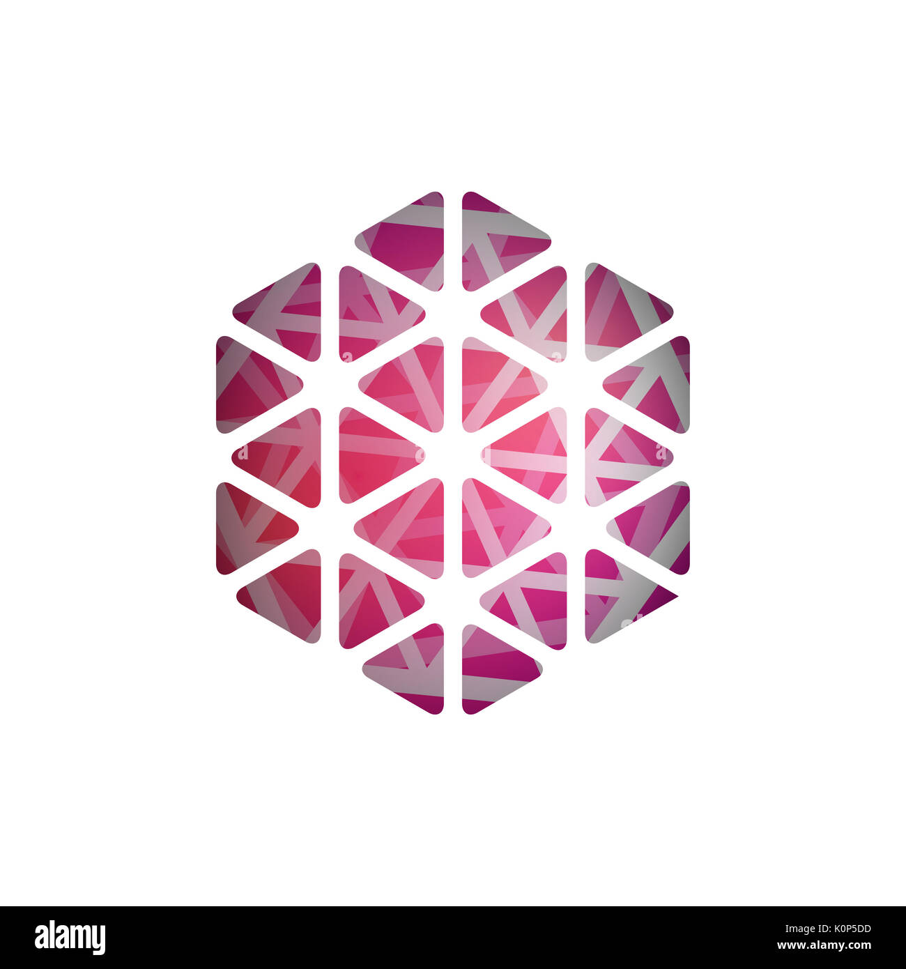Résumé forme polygonale. Modèle de conception géométrique moderne abstrait. Banque D'Images