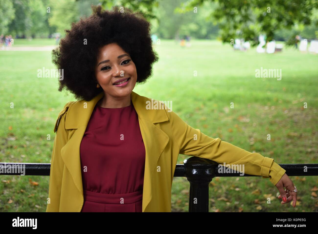 Street style fashion photoshoot Banque D'Images