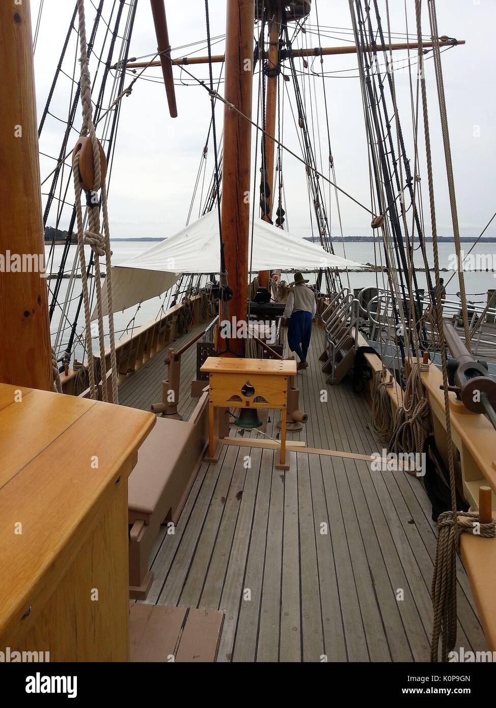 Jamestown Settlement, a living history museum, Virginia Banque D'Images