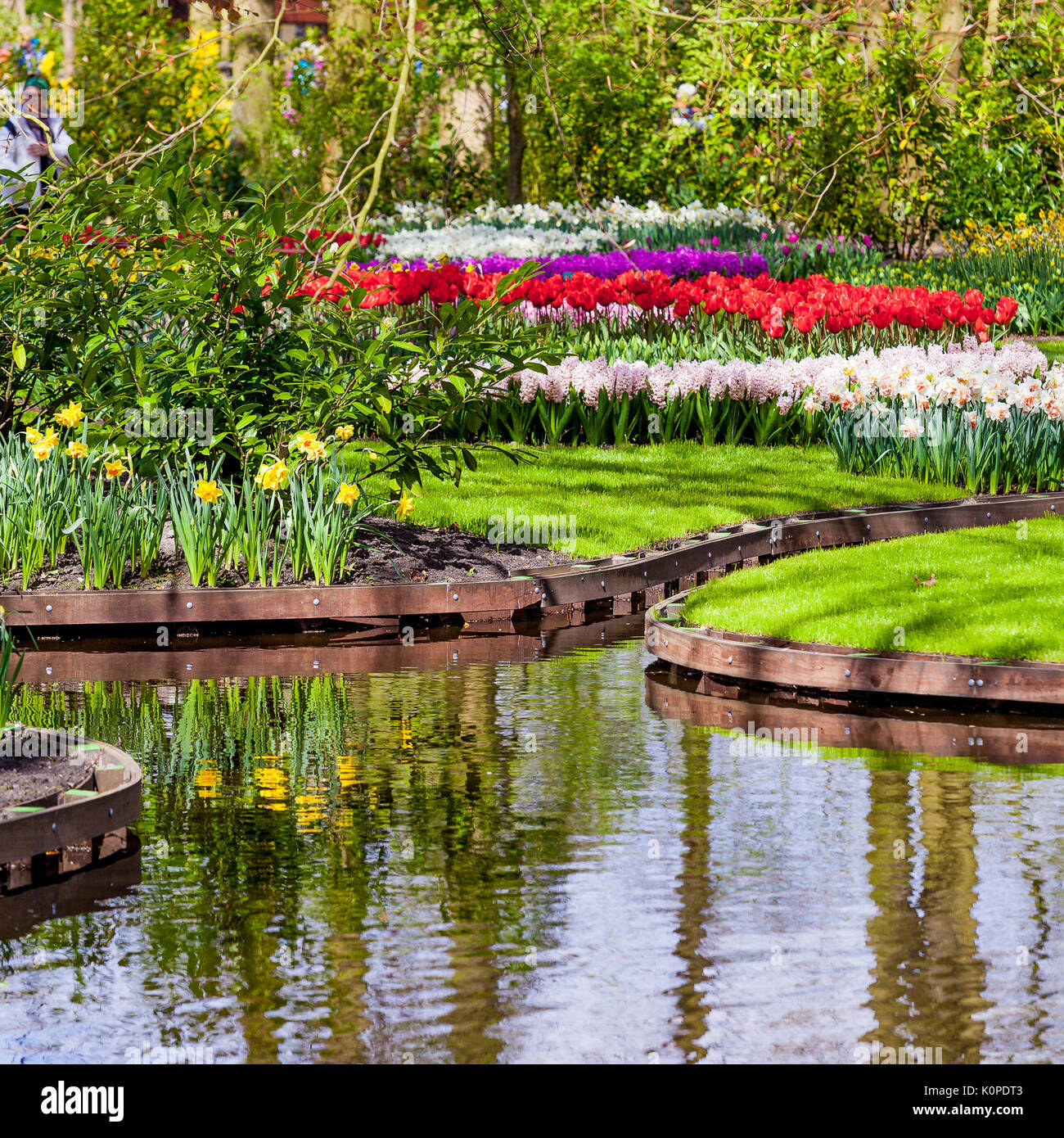Paysage jardin Jardin design moderne.. Cour et Jardin paysagé Banque D'Images