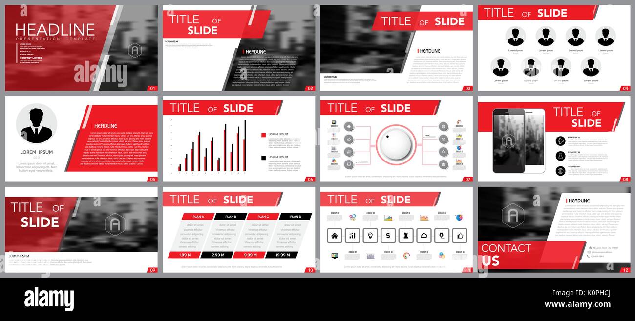 L'élément de conception de modèles de présentation d'infographies.Utiliser dans la présentation d'affaires, rapport annuel, livre à couverture modèle. Brochure, mise en page, K Illustration de Vecteur