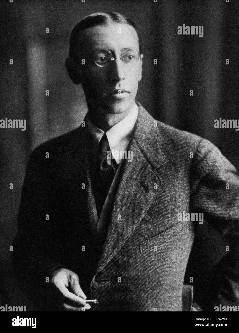 Igor Stravinsky en 1913. Compositeur russe, 1882-1971 Banque D'Images