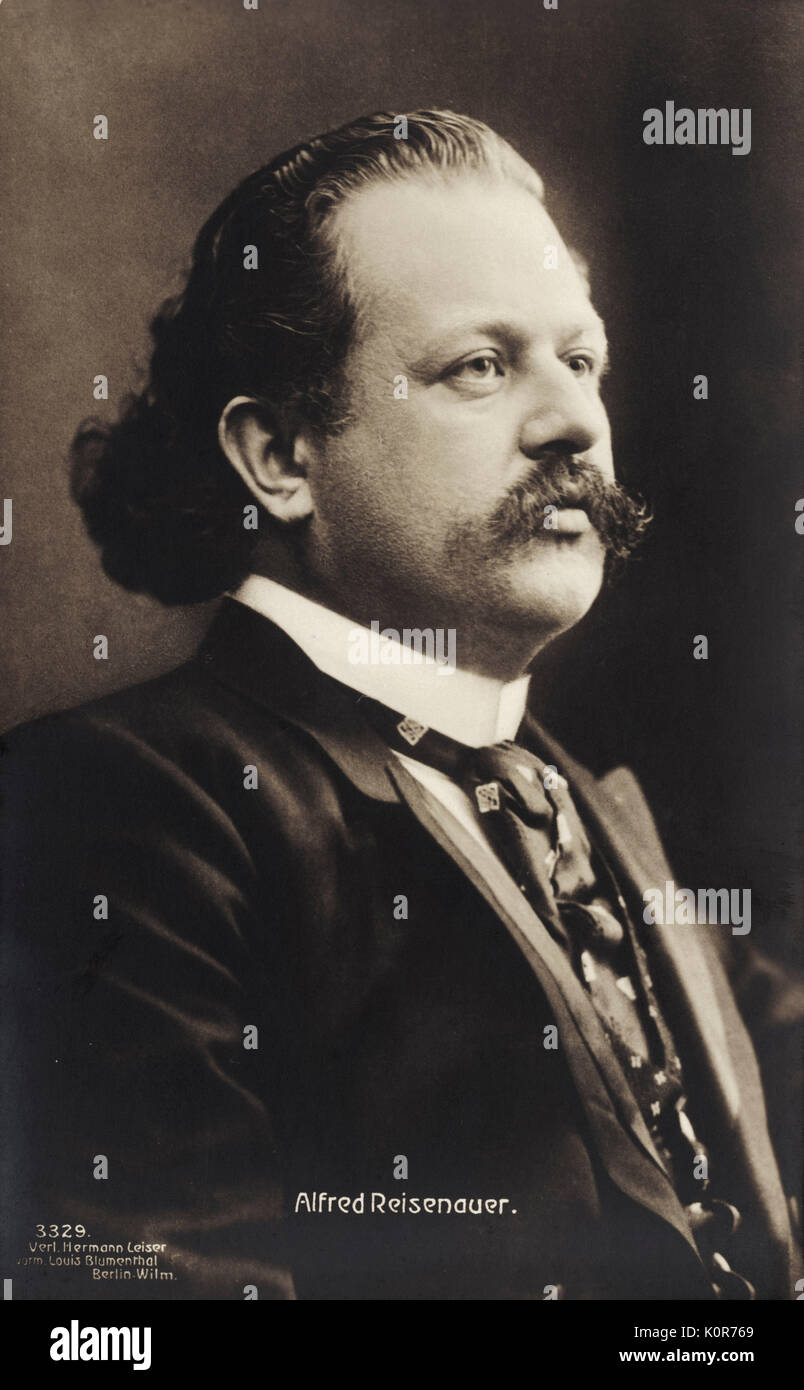 REISENAUER, Alfred (1863-1907) pianiste et compositeur allemand Banque D'Images