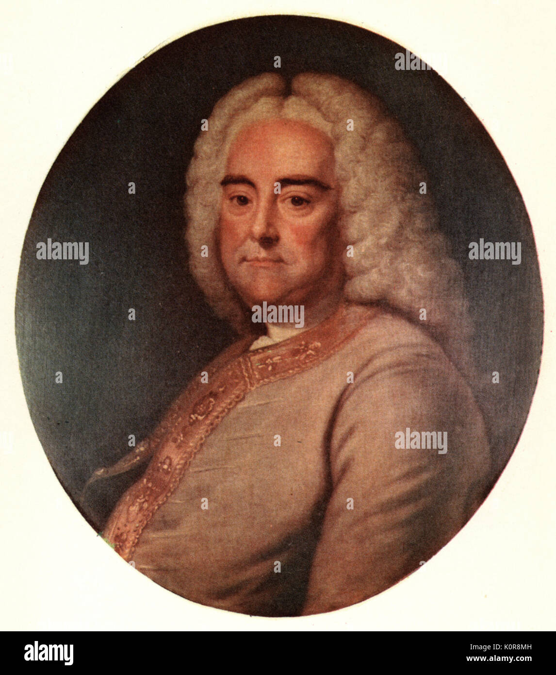 George Frideric Handel - par Thomas Hudson (1701-1779), National Portrait Gallery, compositeur allemand 1685-1759 Banque D'Images