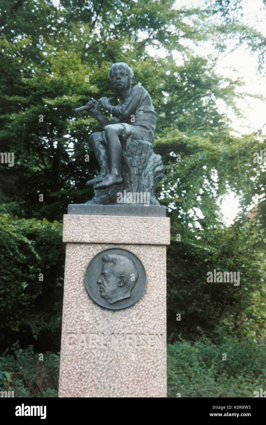 Carl Nielsen memorial CN : compositeur danois et d'orchestre, 9 juin 1865 - 3 octobre 1931 Banque D'Images