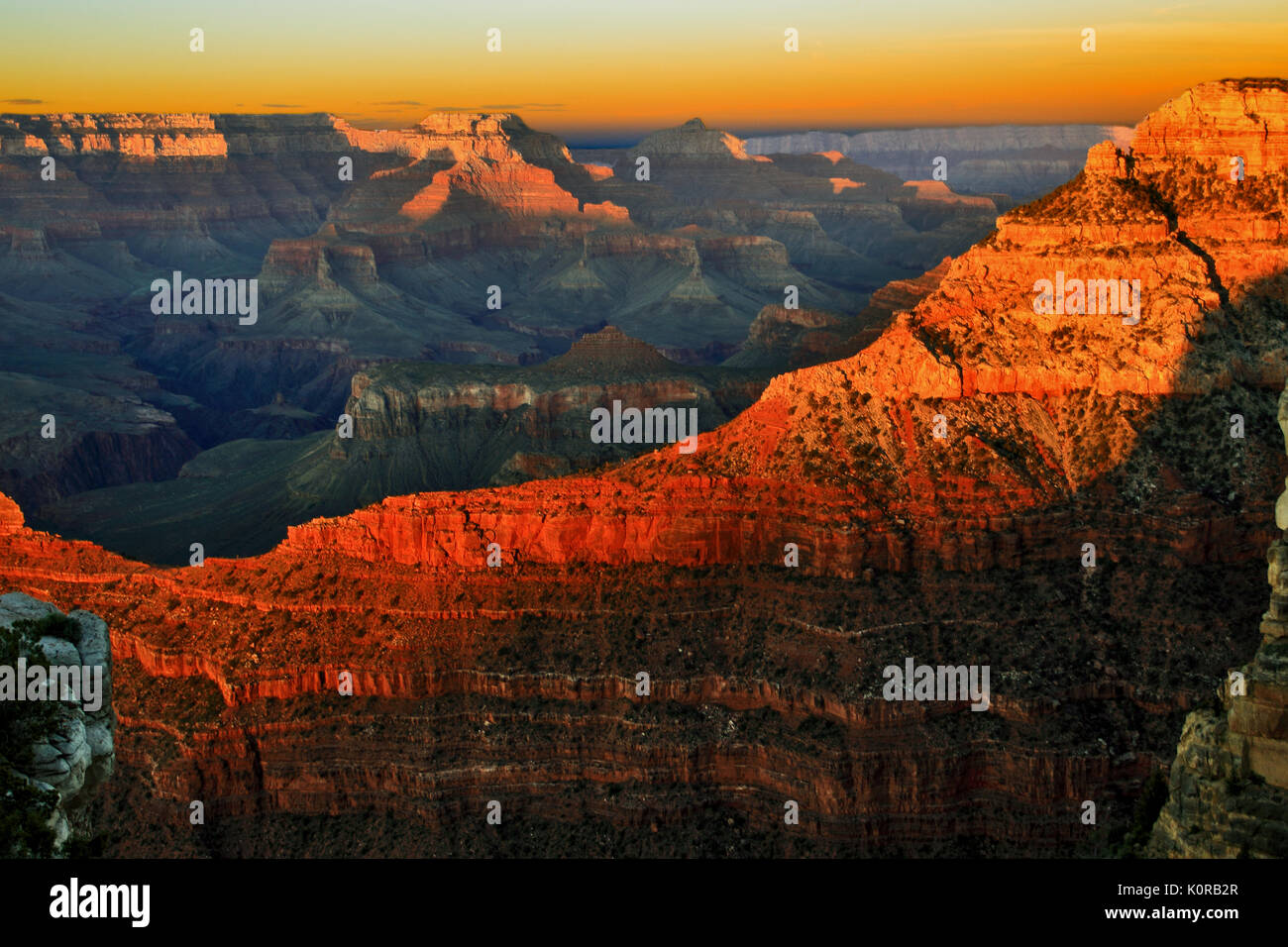 Grand Canyon National Park Arizona USA Banque D'Images