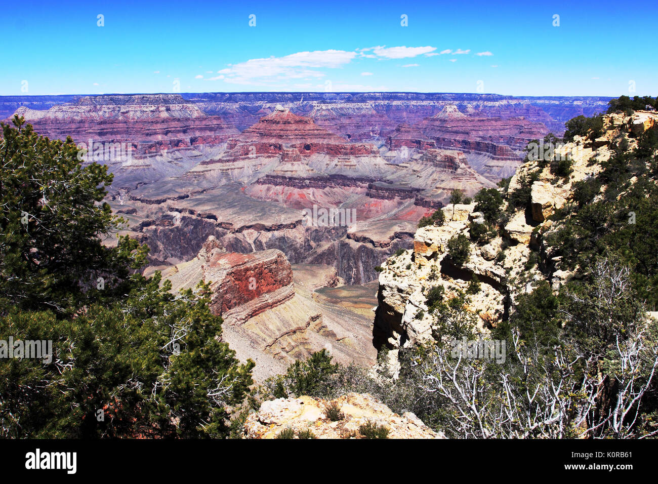 Le Parc National du Grand Canyon en Arizona Banque D'Images