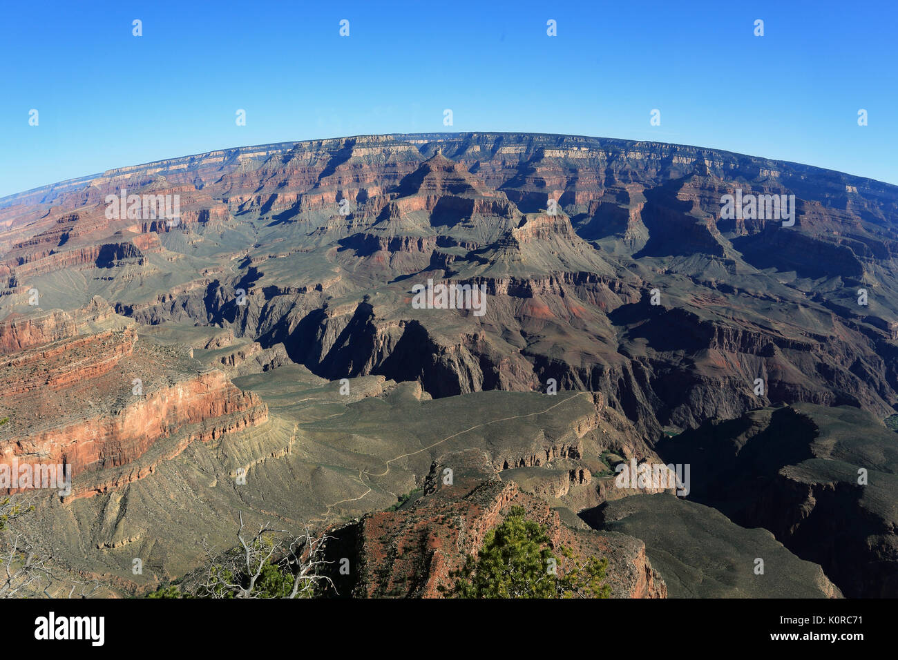 Le Parc National du Grand Canyon en Arizona Banque D'Images