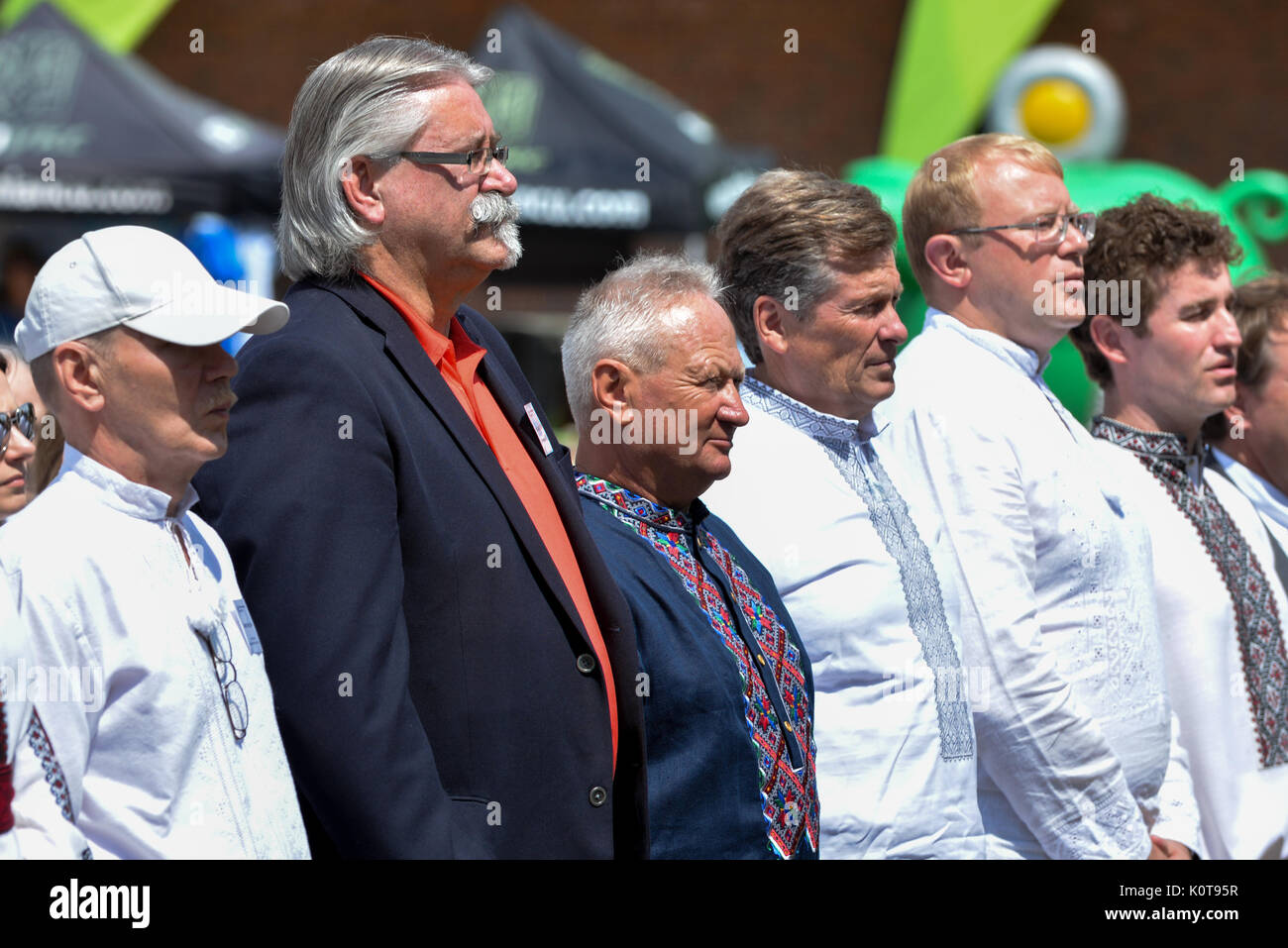 19 août, 2017. Toronto, Canada - plus importante diaspora ukrainienne célébration de l'indépendance de l'Ukraine 26 jours au Parc du Centenaire à Toronto, ON, Canada Banque D'Images