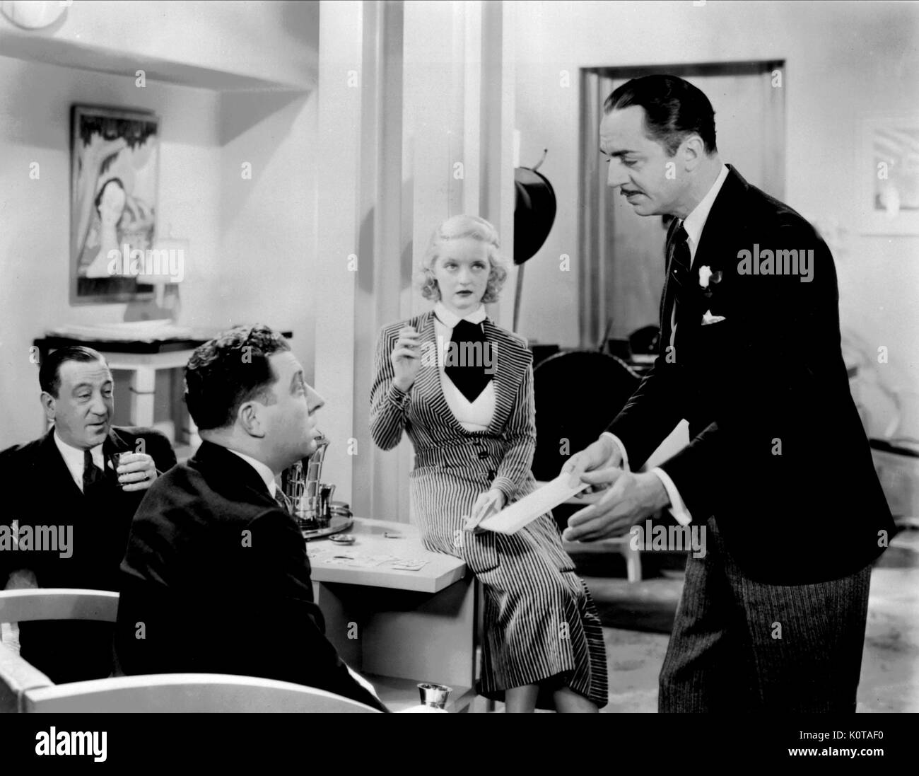 BETTE DAVIS, William Powell, FASHIONS OF 1934, 1934 Banque D'Images
