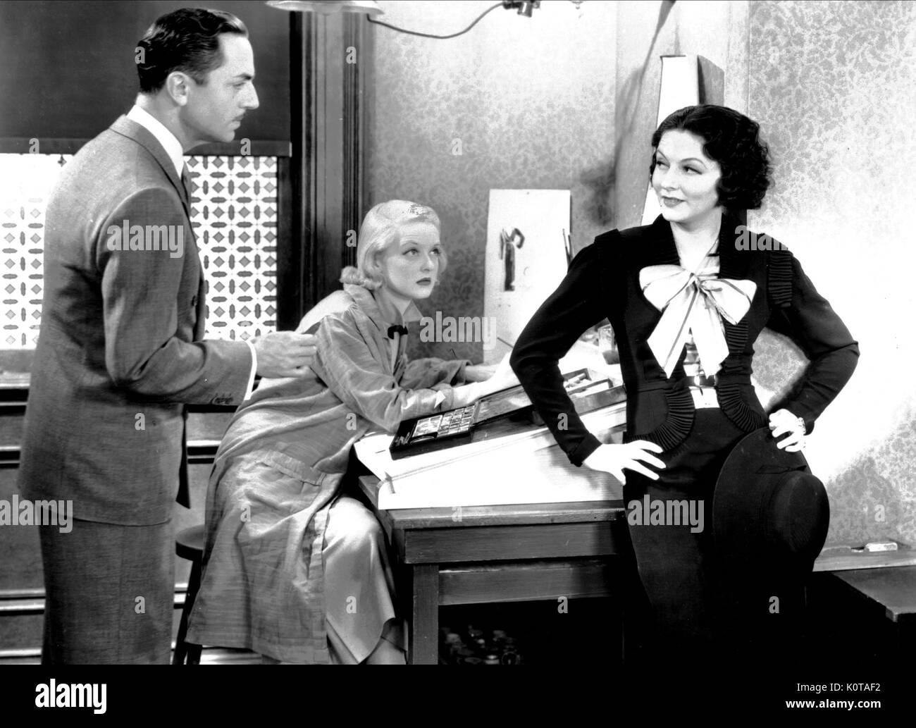WILLIAM POWELL, Bette Davis, Dorothy Burgess, FASHIONS OF 1934, 1934 Banque D'Images